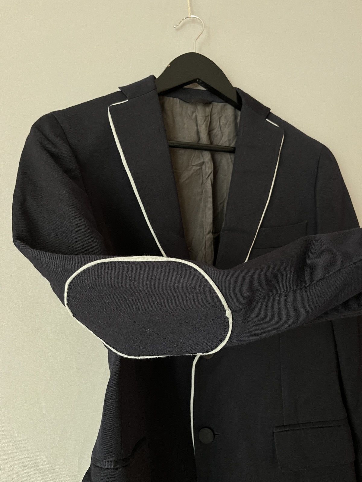 Tonello Tonello Deep Blue Heavy Blazer Size 46R - 6 Thumbnail