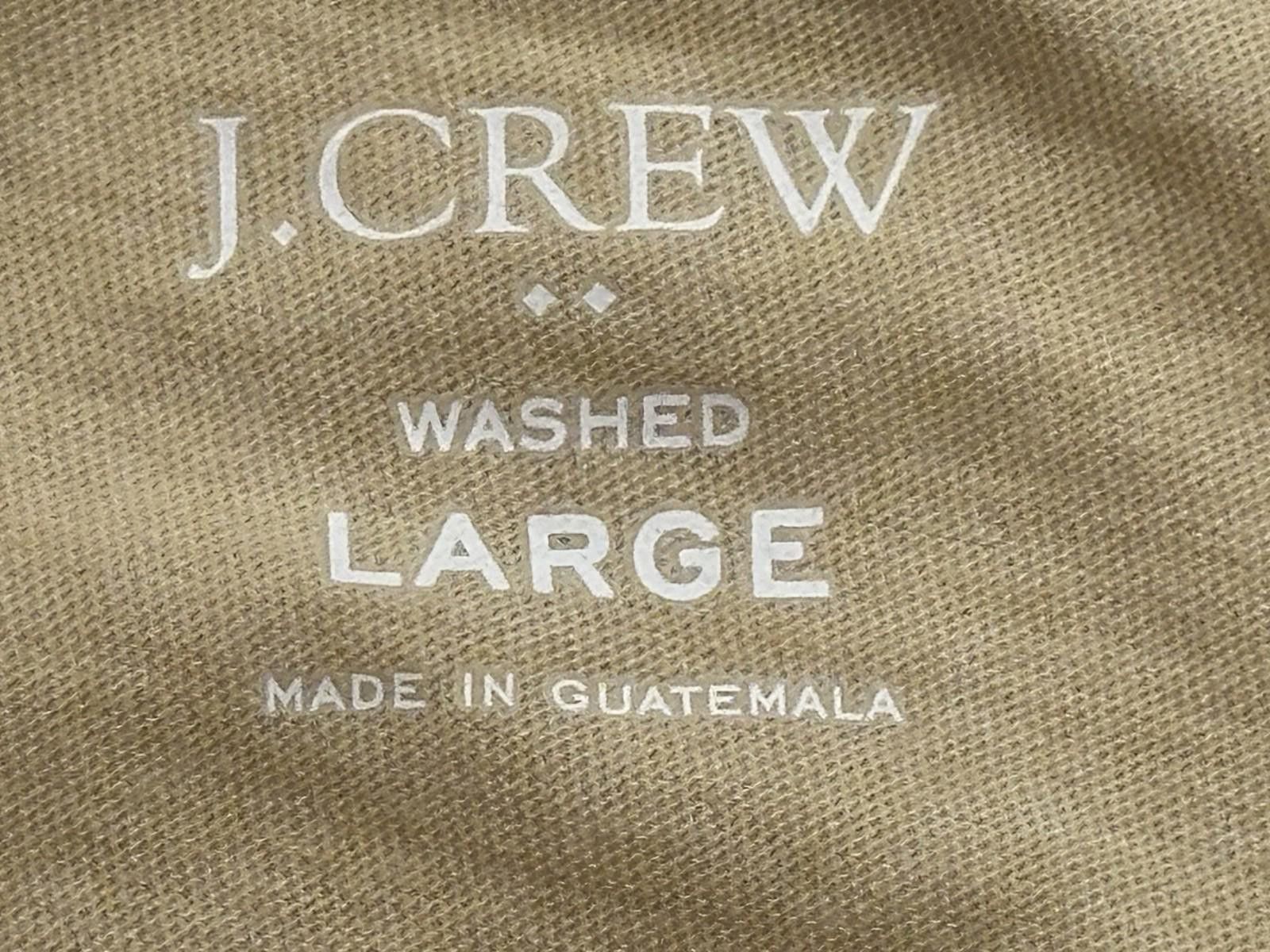 J.Crew J Crew Washed Long Sleeve Pullover T-Shirt Brown Mens L Size US L / EU 52-54 / 3 - 7 Thumbnail