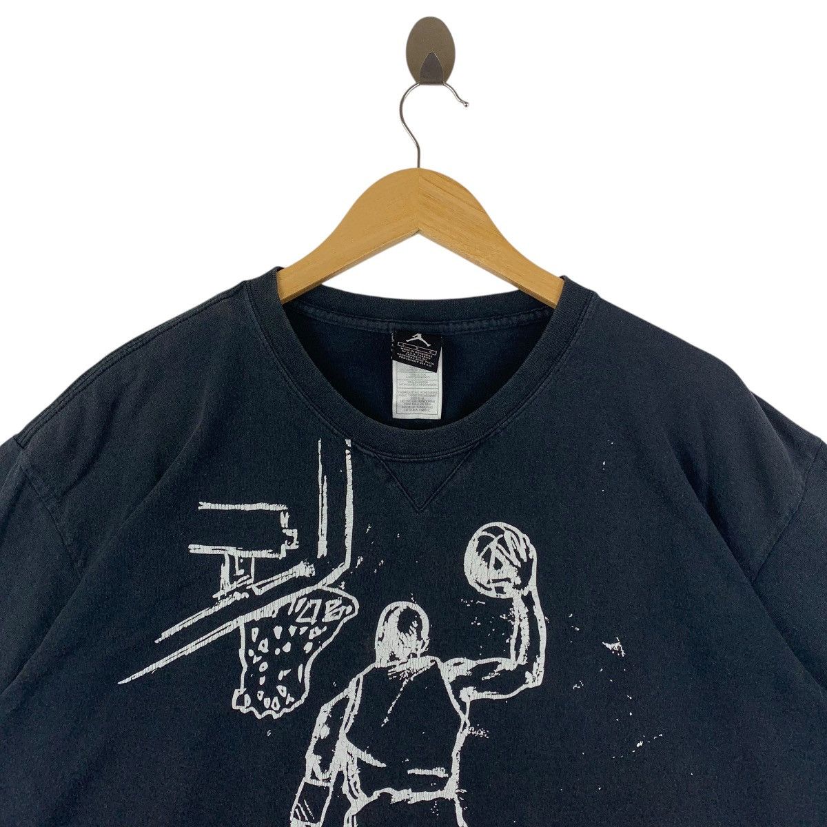 Nike × Vintage Vintage NIKE Air jordan big logo dunk printed tee Size US L / EU 52-54 / 3 - 2 Thumbnail