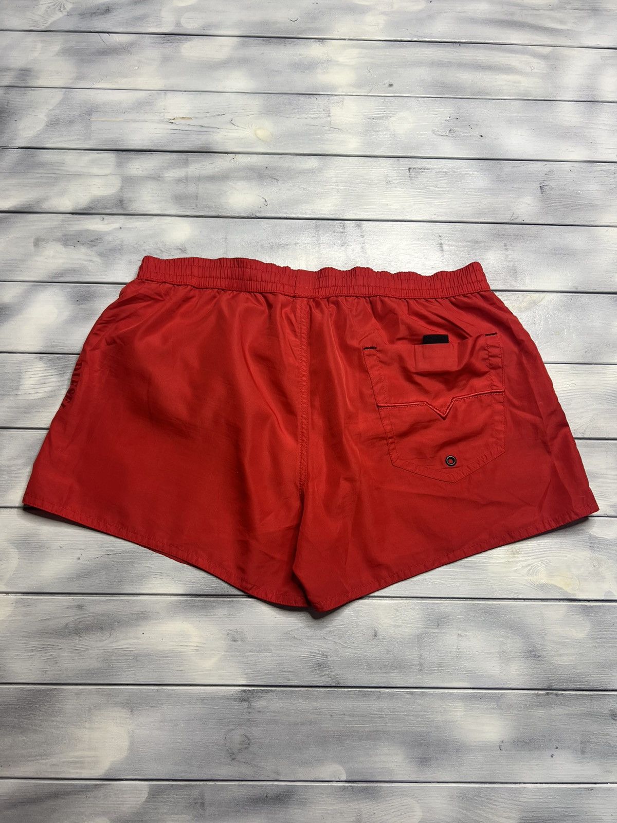 Diesel Beach Shorts Diesel Punk Logo Nylon Color Red Size M Size US 32 / EU 48 - 5 Thumbnail