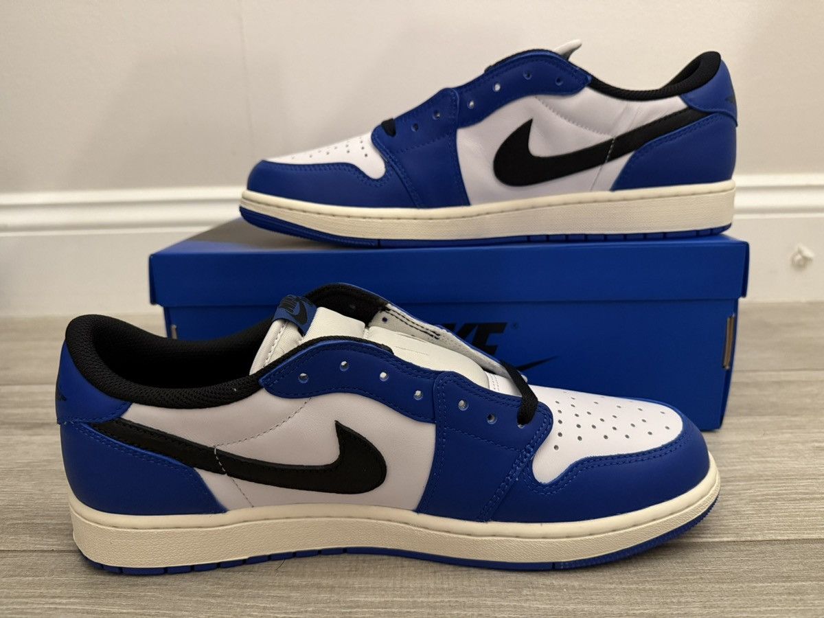 Jordan Brand Air Jordan 1 Retro Low OG White Black Game Royal Size 12 Size US 12 / EU 45 - 2 Thumbnail