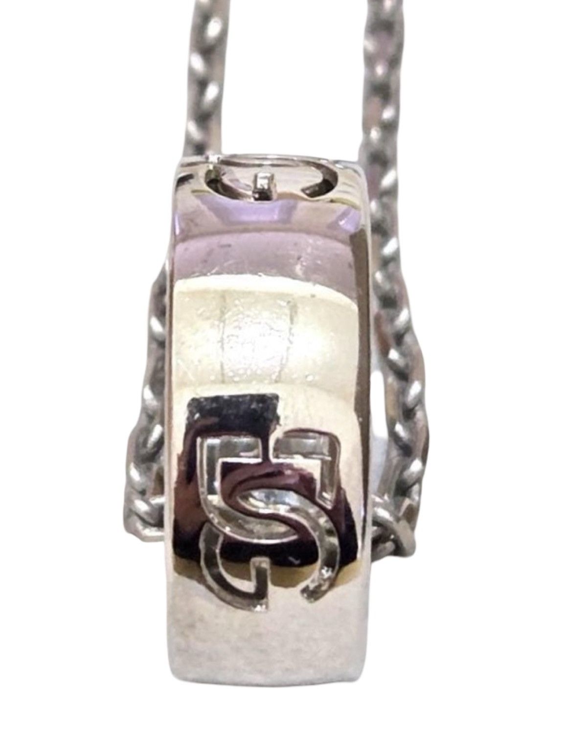 Dolce & Gabbana Ring Engraved Necklace Size ONE SIZE - 2 Thumbnail