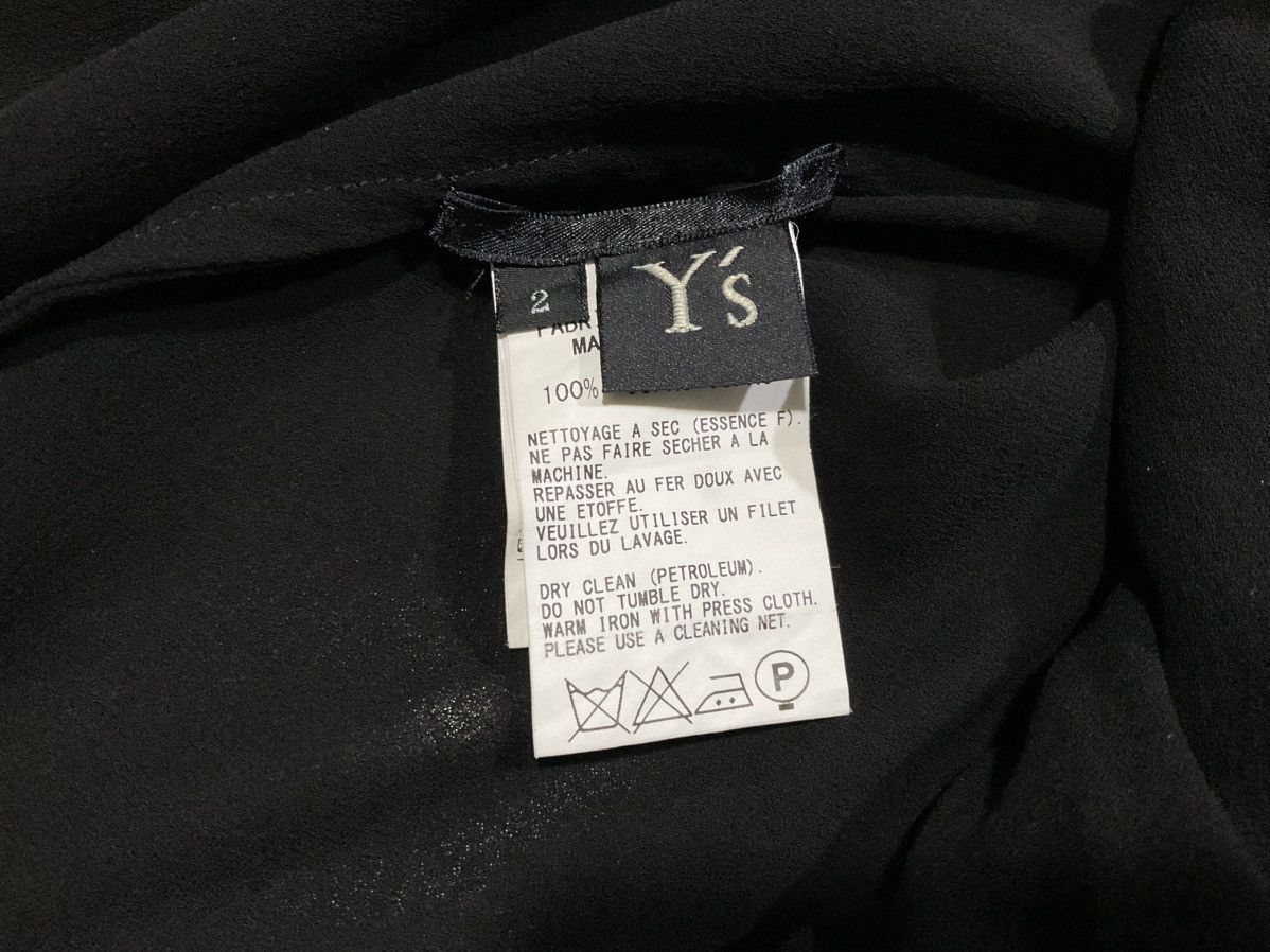 Japanese Brand × Y's × Yohji Yamamoto 🔥Archived Vintage Y’s Cupro Shirt Yohji Yamamoto See Through Size US M / EU 48-50 / 2 - 9 Thumbnail