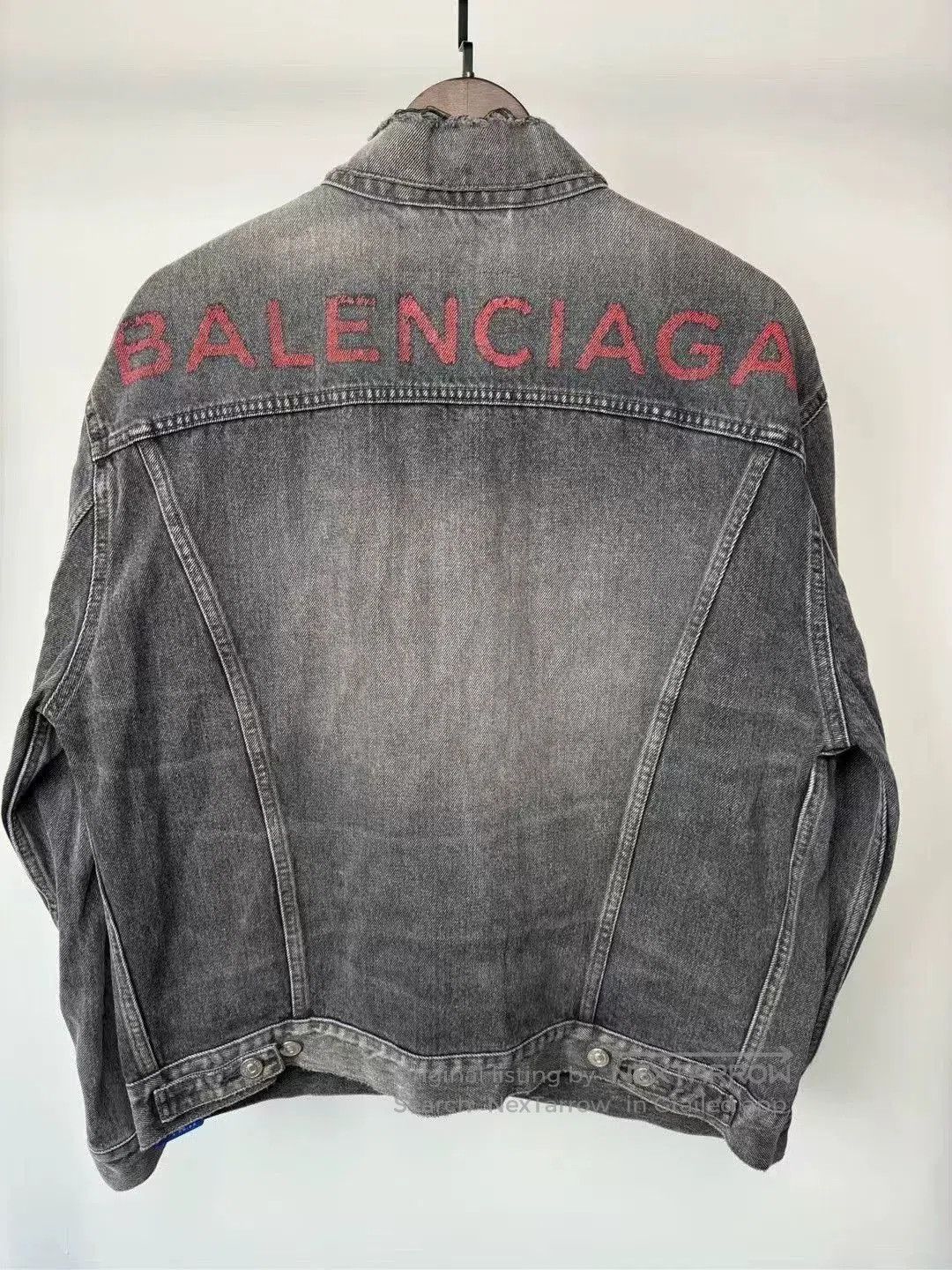 Balenciaga balenciaga logo denim jacket for men. Size US XS / EU 42 / 0 - 2 Thumbnail