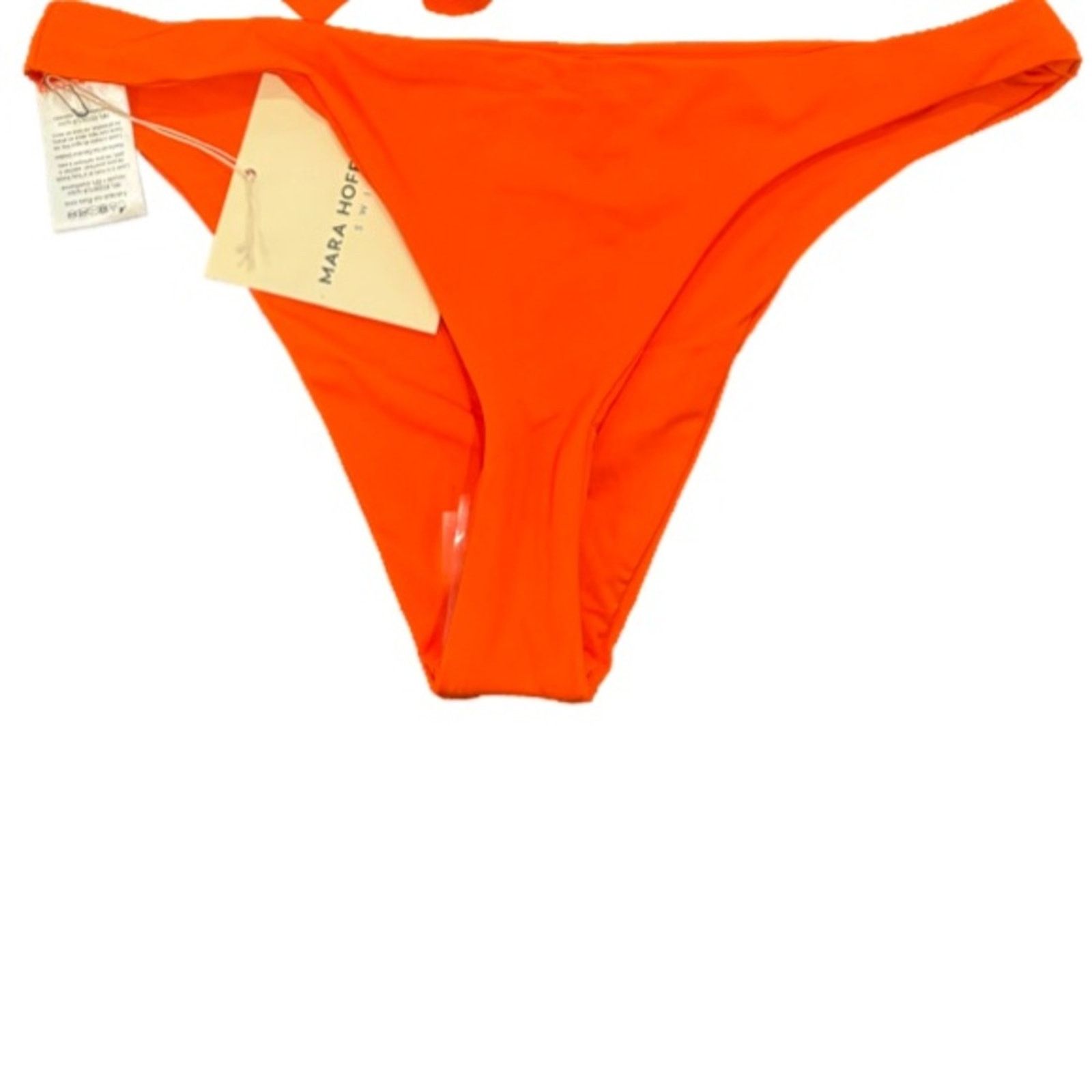 Mara Hoffman Mara Hoffman Scarlett Bikini Bottoms - Tangerine Orange Size ONE SIZE - 5 Thumbnail
