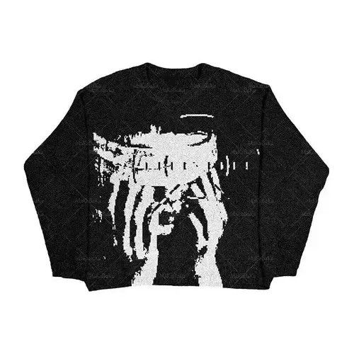Aran Isles Knitwear Portrait Streetwear Knitted Sweater Size US M / EU 48-50 / 2 - 1 Thumbnail