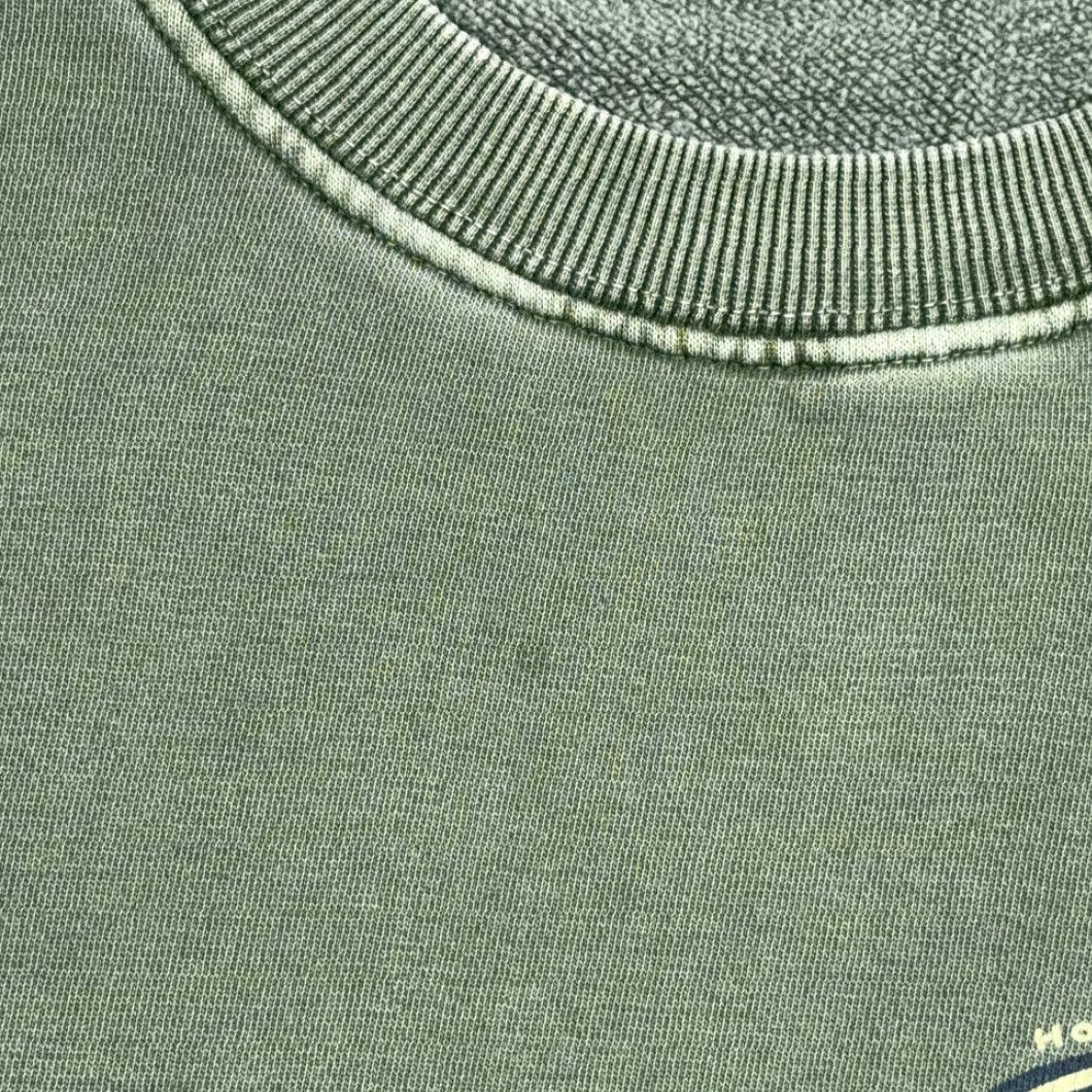 Vintage VINTAGE Hogs Breath Saloon Sweatshirt Adult MEDIUM Green Pullover Men 90s USA Graphic Print Ribbed Crew Neck Size US M / EU 48-50 / 2 - 6 Thumbnail