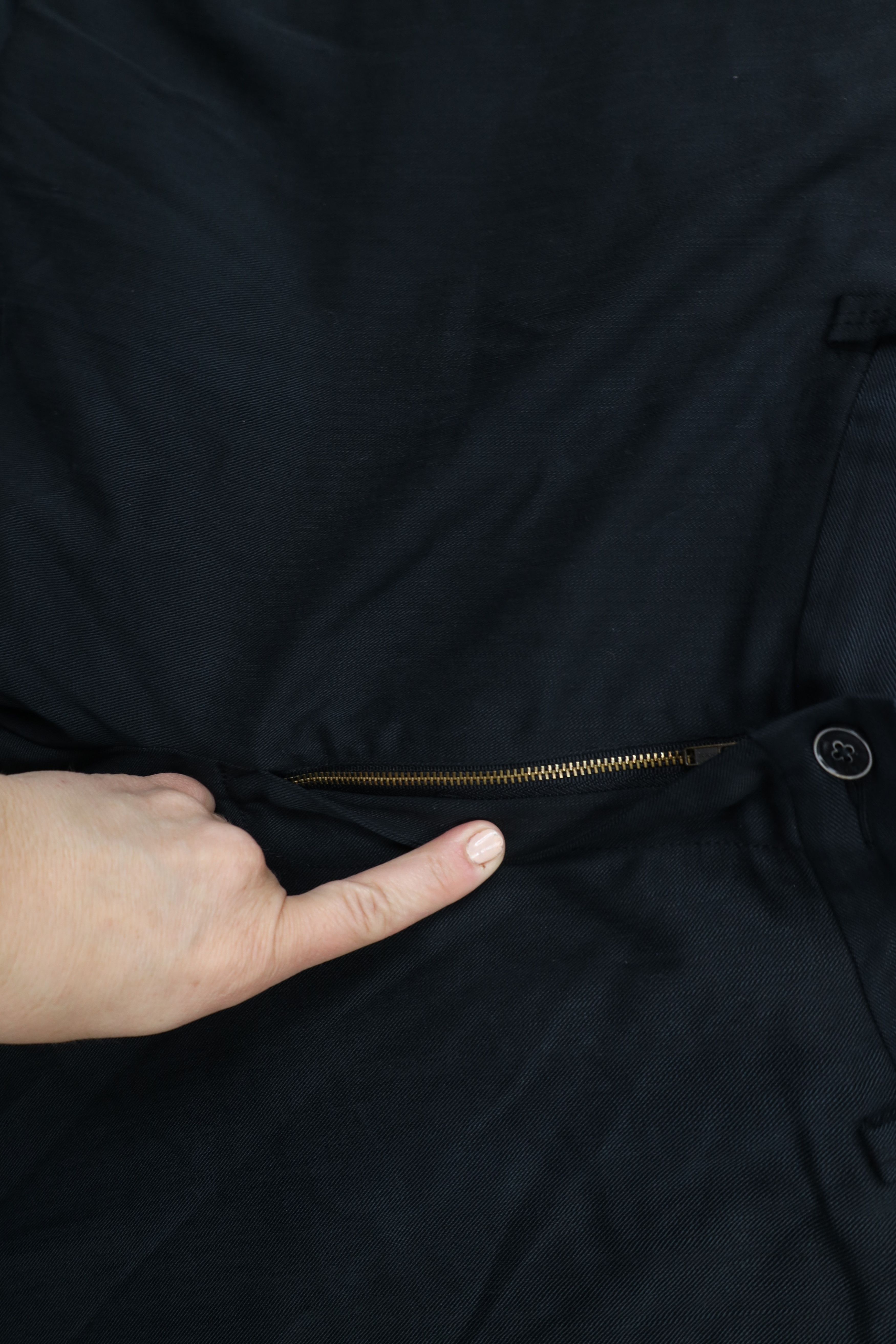 Tommy Bahama × Vintage Vintage Tommy Bahama Wool Blend Wide Leg Chino Pants Black Size US 38 / EU 54 - 5 Thumbnail