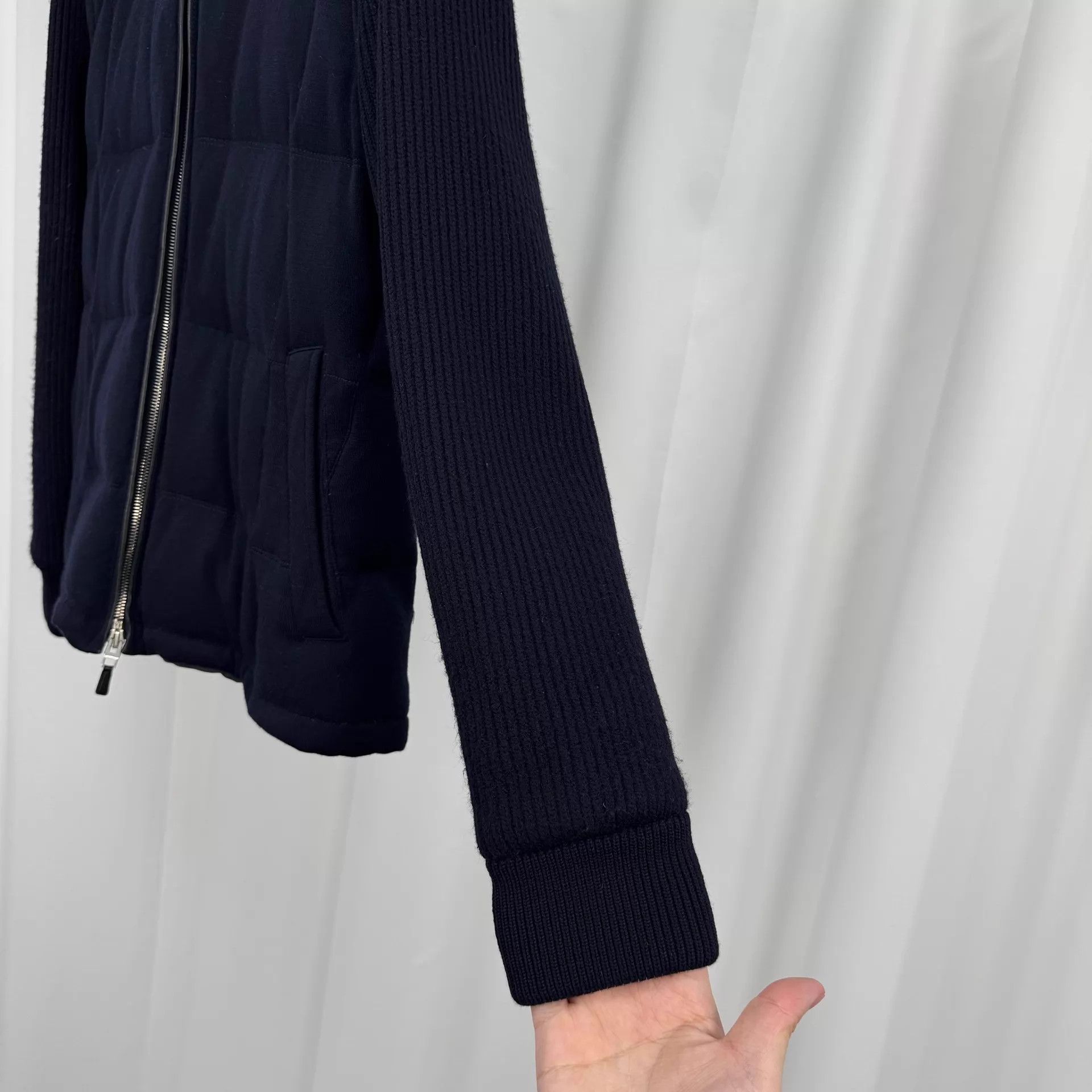 Ermenegildo Zegna Zegna cashmere down paneled jacket 48 99new Size US M / EU 48-50 / 2 - 4 Thumbnail