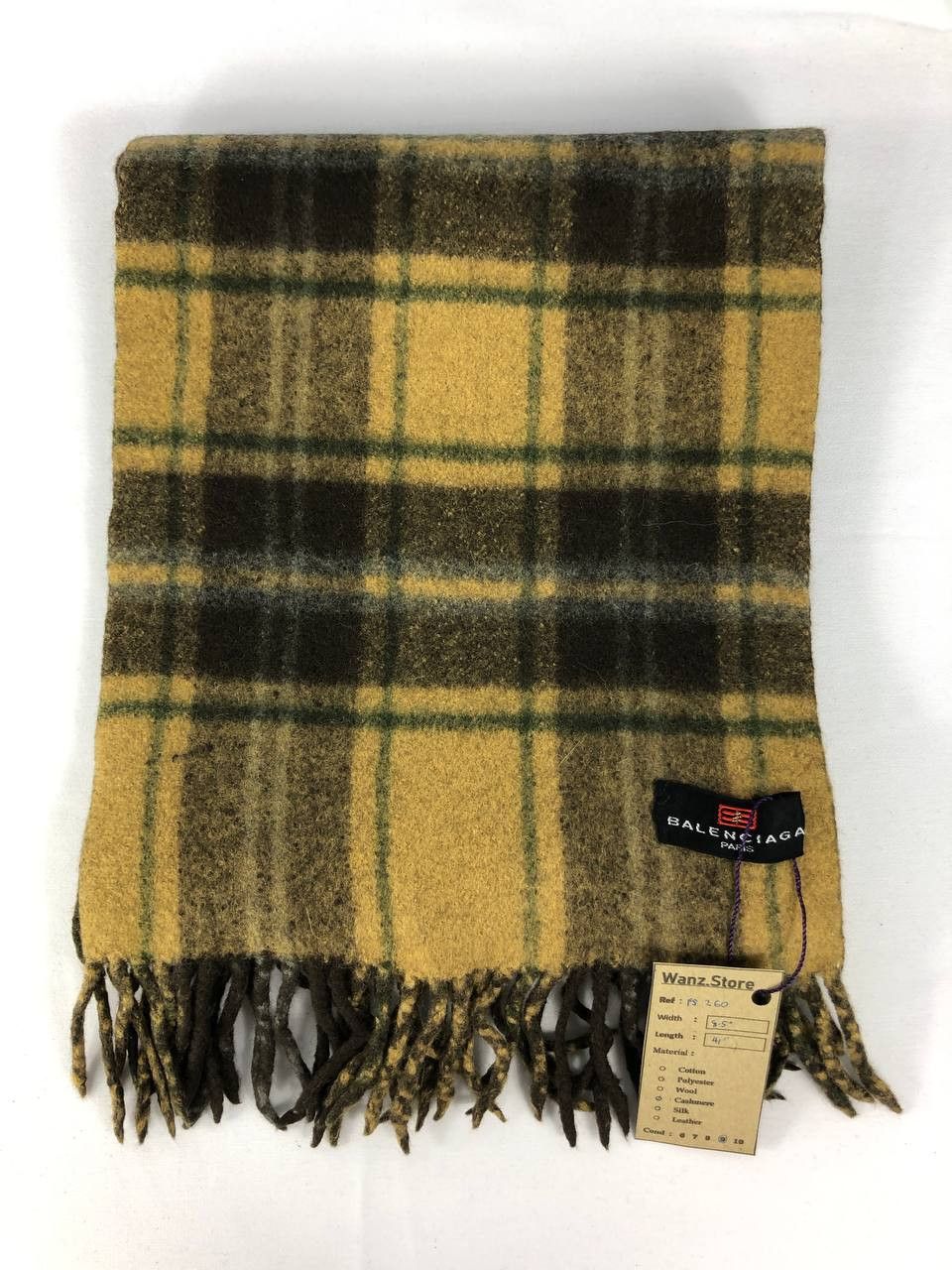 Vintage Balenciaga Scarf / Muffler / Neckwear FS260 Size ONE SIZE - 6 Thumbnail