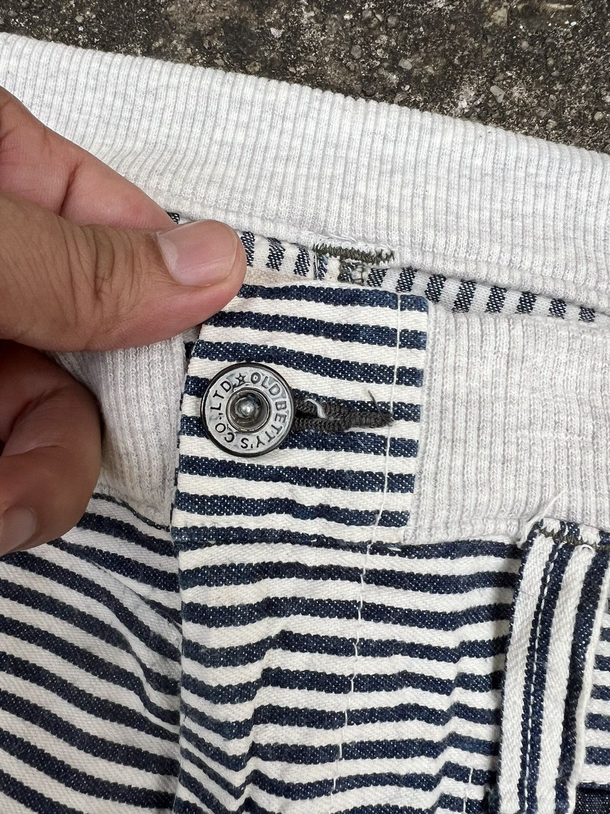 Japanese Brand OLD BETTY’S HICKORY STRIPE PANTS Size US 29 - 5 Thumbnail
