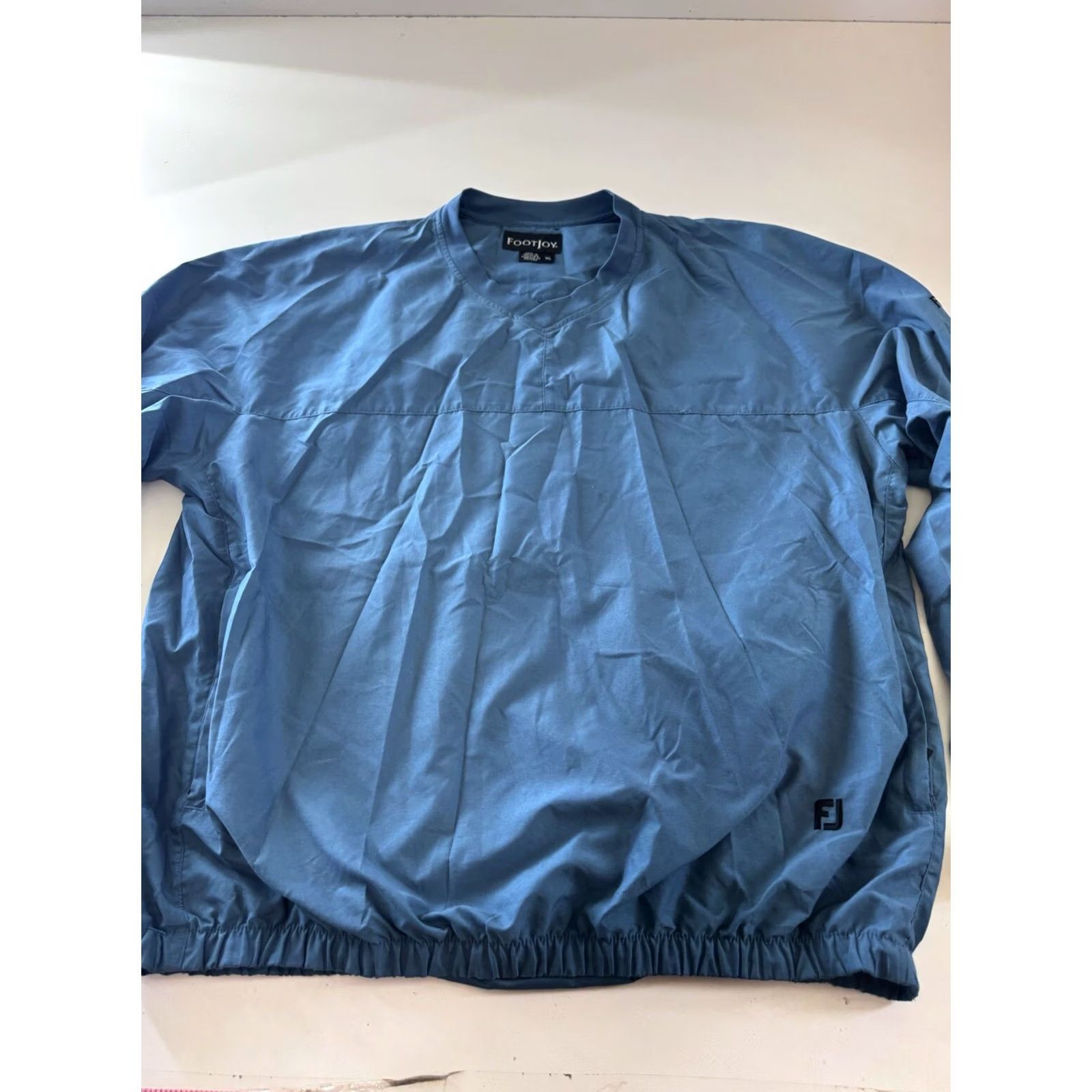Footjoy Footjoy Blue Embroidered Windbreaker SWEATER XL Adult Mens Regular Size Windbreaker Blue Embroidered Footjoy Sweater XL Size US XL / EU 56 / 4 - 2 Thumbnail