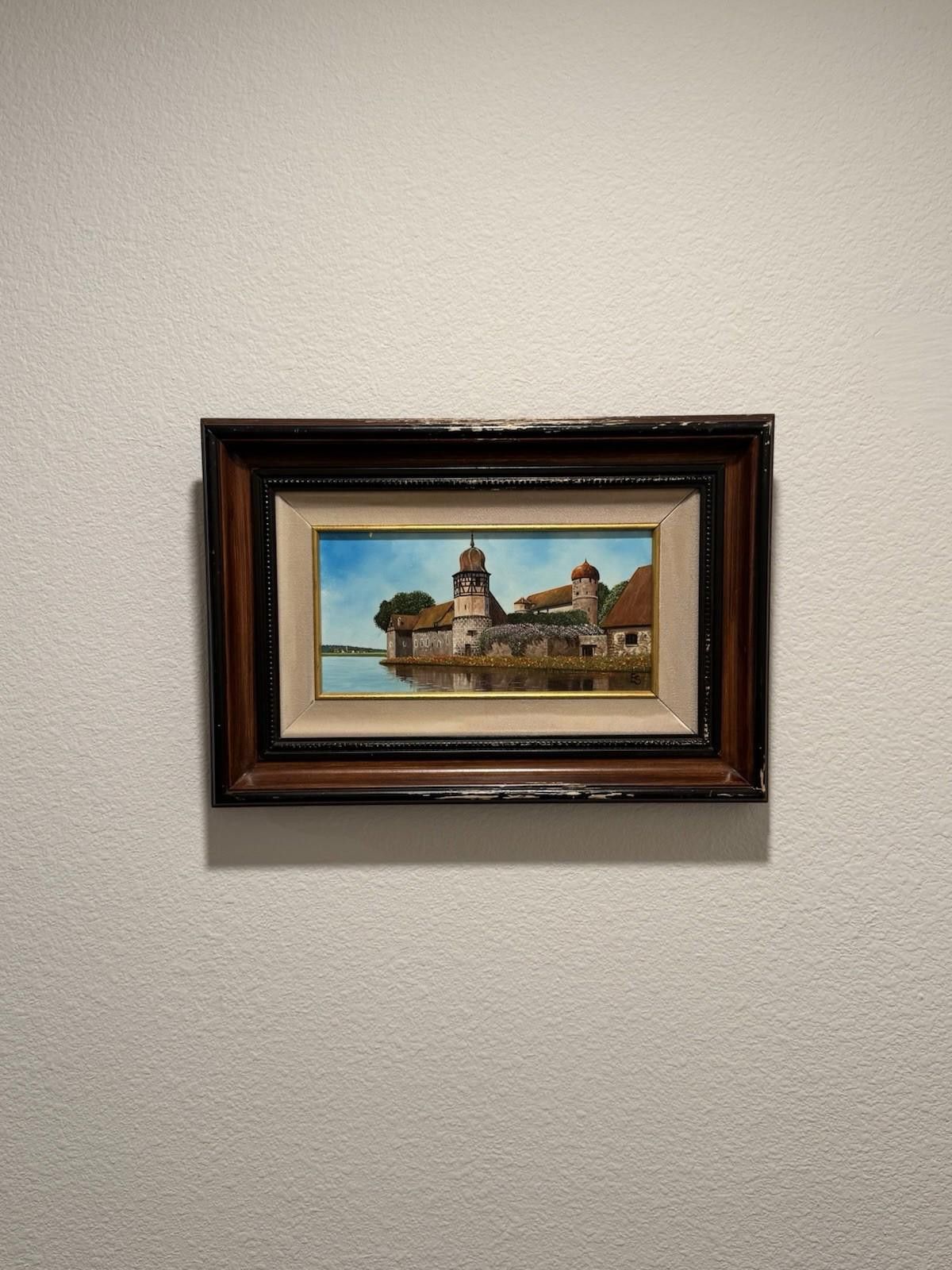 Designer Eugene Schmidt Original Bavaria Germany Landscape Oil COA Size ONE SIZE - 4 Thumbnail