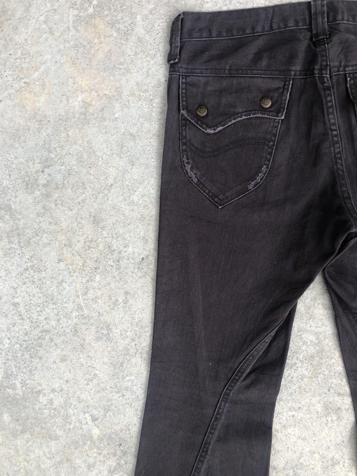Lee Japanese Lee Flared Jeans Distressed Jeans Size US 32 / EU 48 - 10 Thumbnail