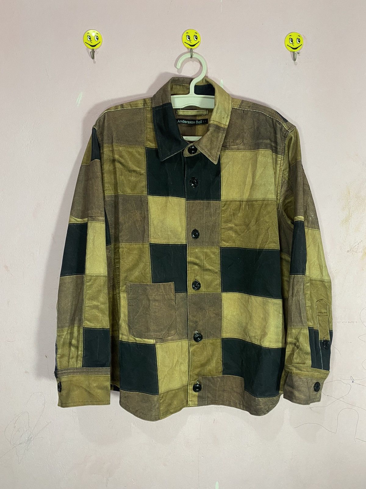 Andersson Bell × Designer Andersson Bell leather patchwork print shirt Size US S / EU 44-46 / 1 - 3 Thumbnail