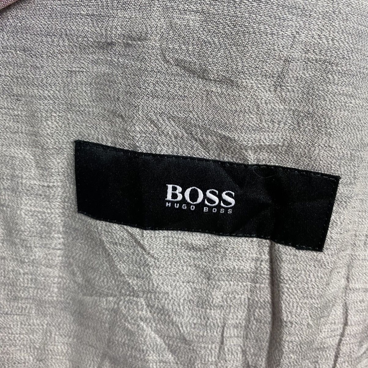 Hugo Boss 📌Vintage Coats Jacket Hugo Boss Double Breast Tartan Size US L / EU 52-54 / 3 - 18 Thumbnail