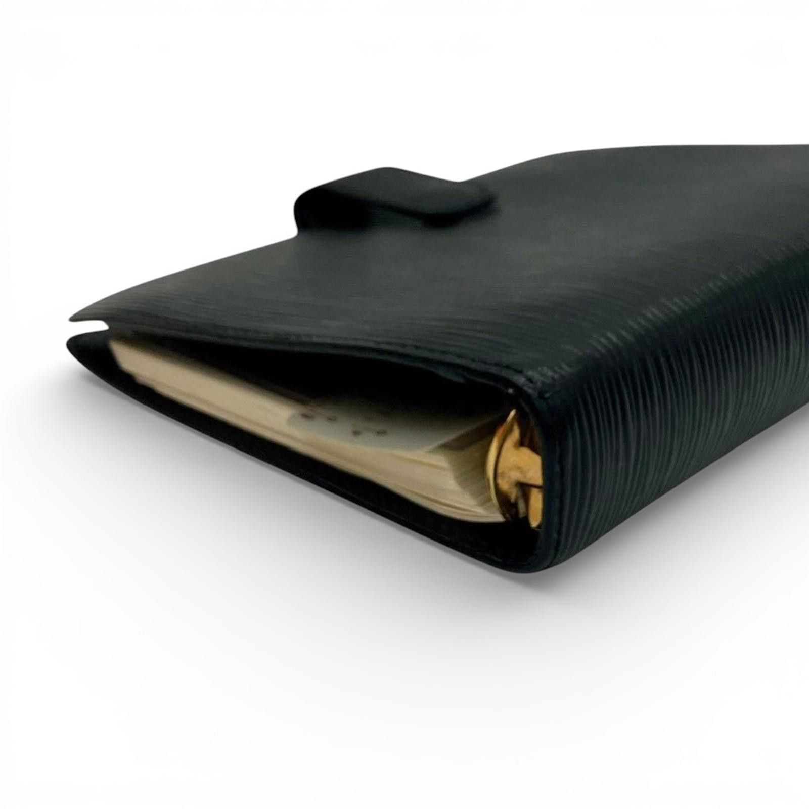 Louis Vuitton Louis Vuitton - Black Epi Leather Agenda Cover Size ONE SIZE - 7 Thumbnail