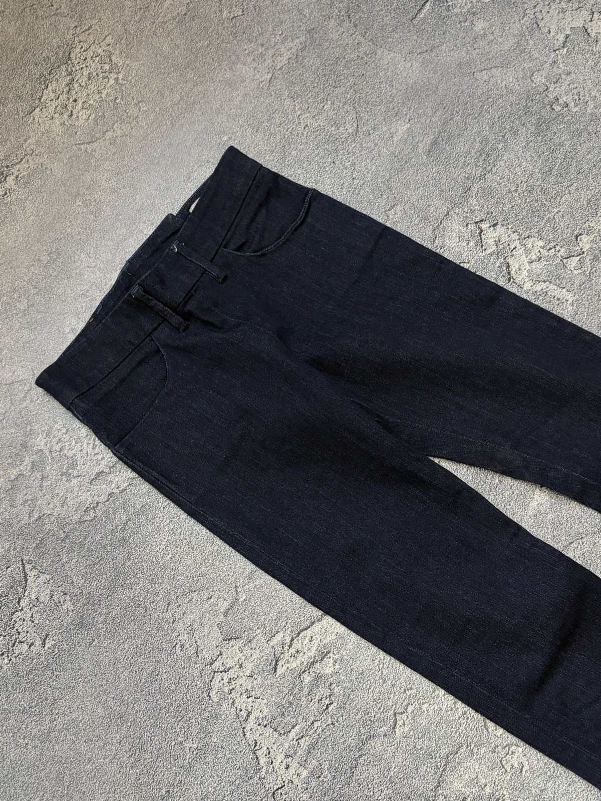 Acne Studios Acne Studios Skin Rinse Dark Blue Indigo Back Zip Jeans 27 Size 27" / US 4 / IT 40 - 7 Thumbnail