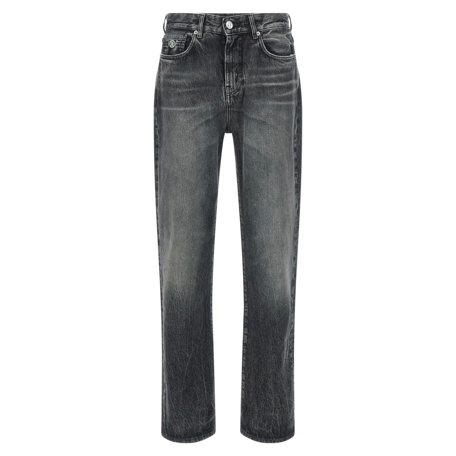 Versace VERSACE Biggie Gray Denim Jeans New & Authentic (Men's size: Size US 34 / EU 50 - 1 Thumbnail