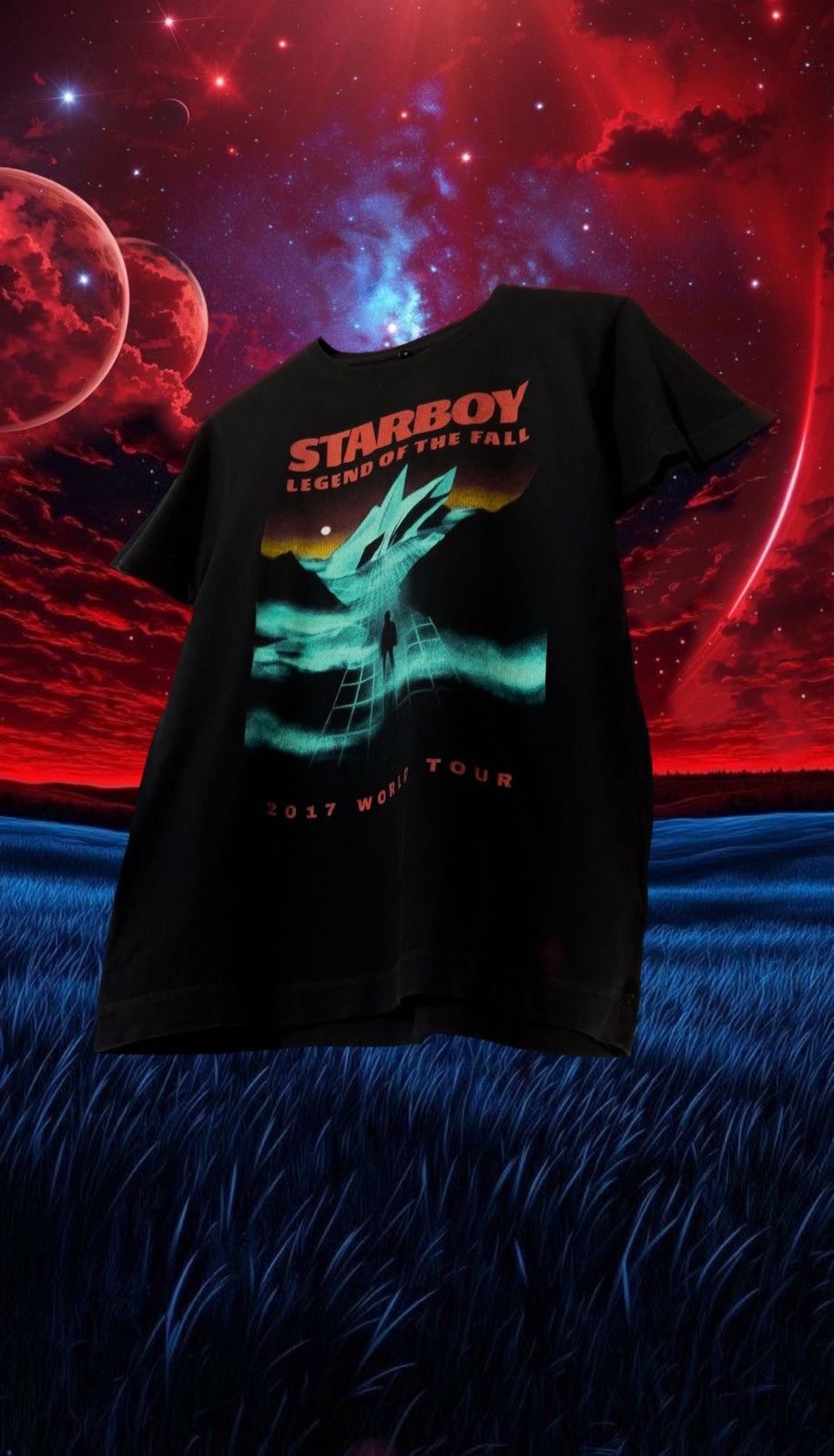 The Weeknd × XO XO The Weeknd Starboy Legend Of The Fall Tour Merch T-Shirt Size US S / EU 44-46 / 1 - 1 Thumbnail