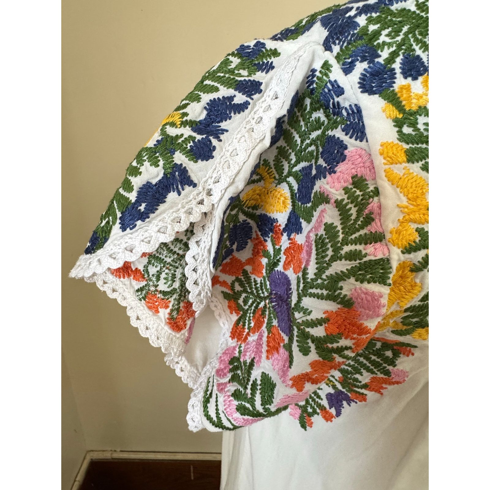 Other Buddy Basics Embroidered Floral Boho Dress Small Size S / US 4 / IT 40 - 4 Thumbnail