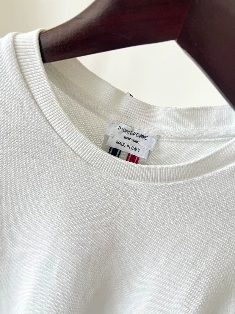 Thom Browne Thom Browne Cotton round neck short sleeves Size XS / US 0-2 / IT 36-38 - 3 Thumbnail