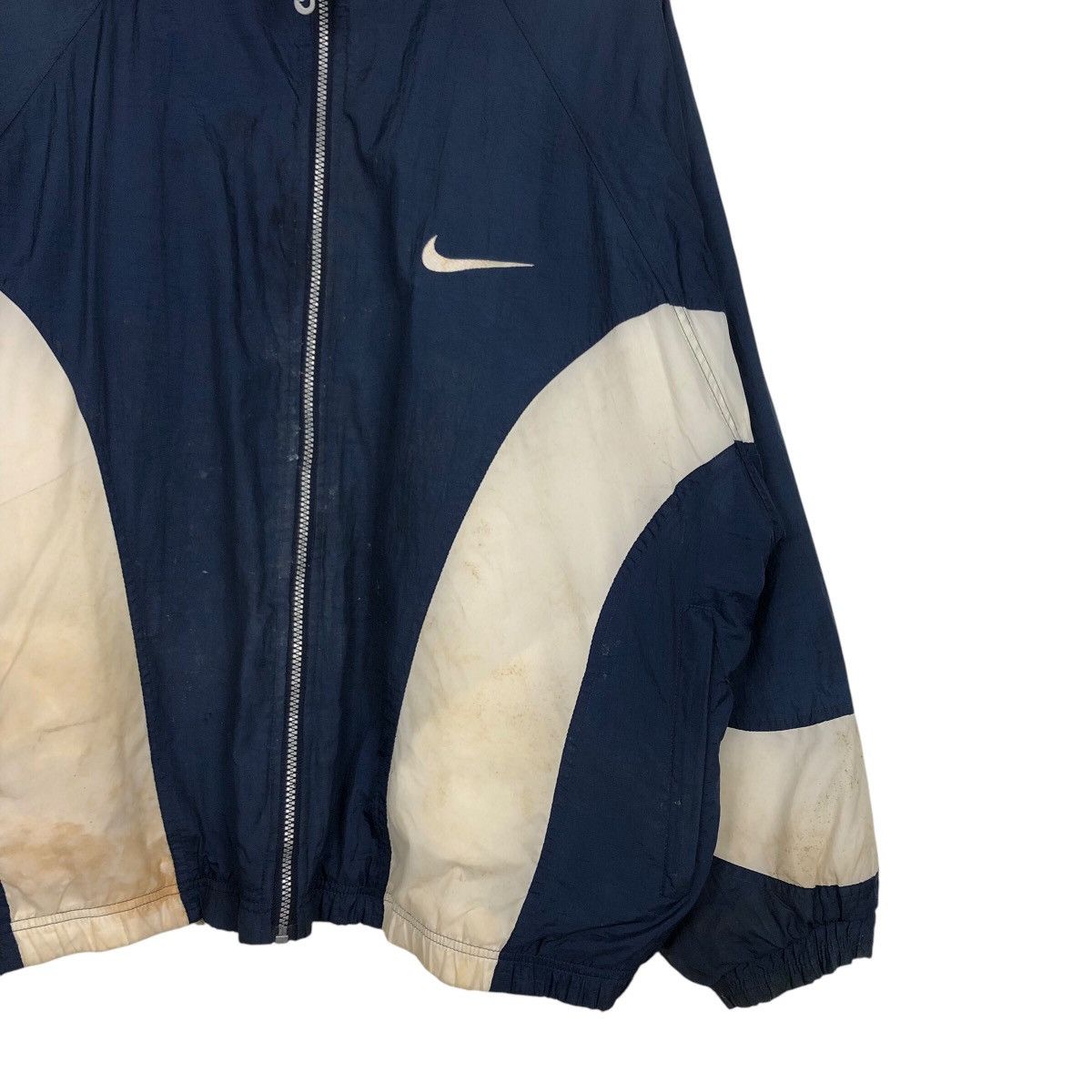 Nike 📌Vintage Bomber Jacket Nike Big Swoosh Design Size US L / EU 52-54 / 3 - 6 Thumbnail