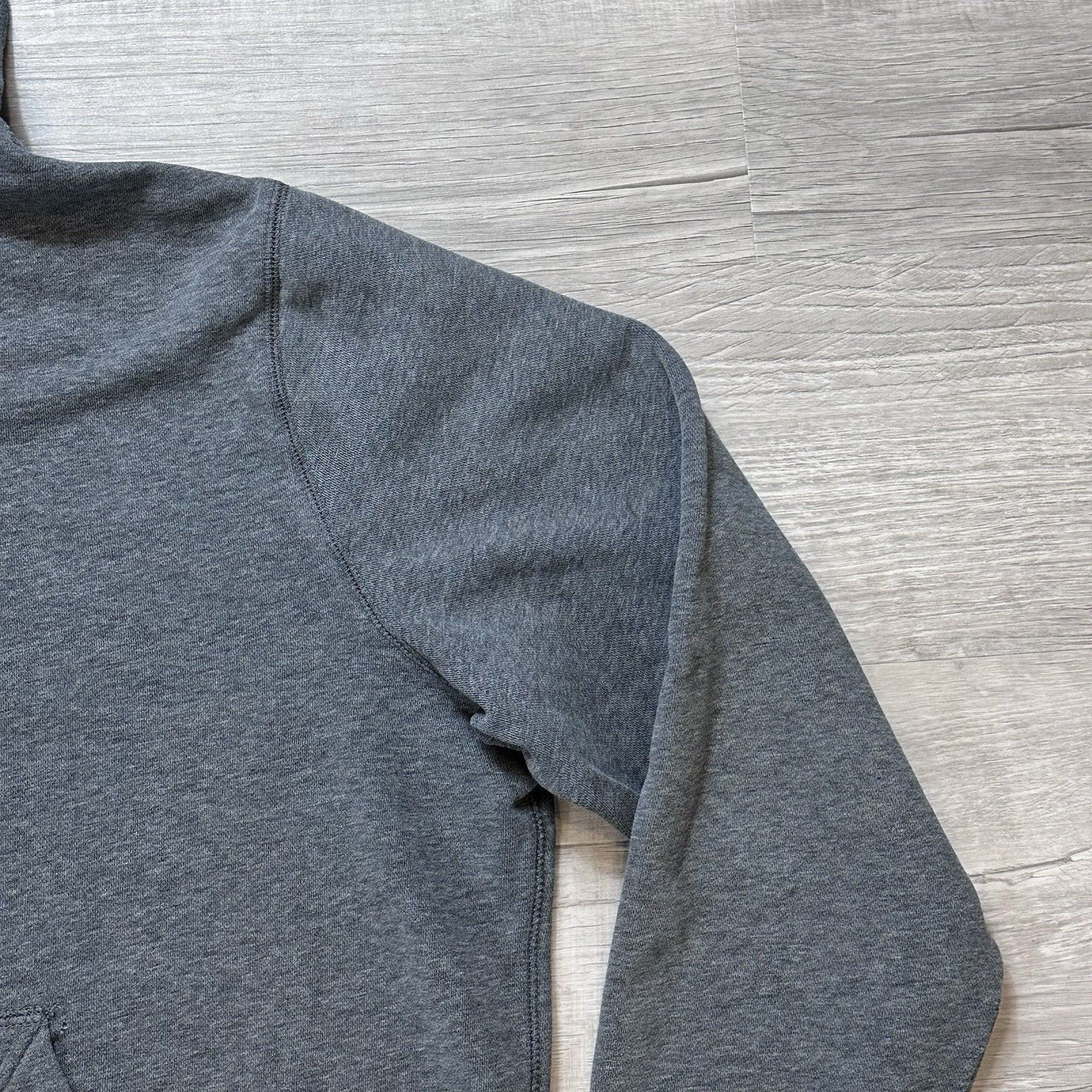 Nike Vintage Nike Hoodie Sweatshirt Gray Big Logo Center Swoosh Size US XL / EU 56 / 4 - 7 Thumbnail