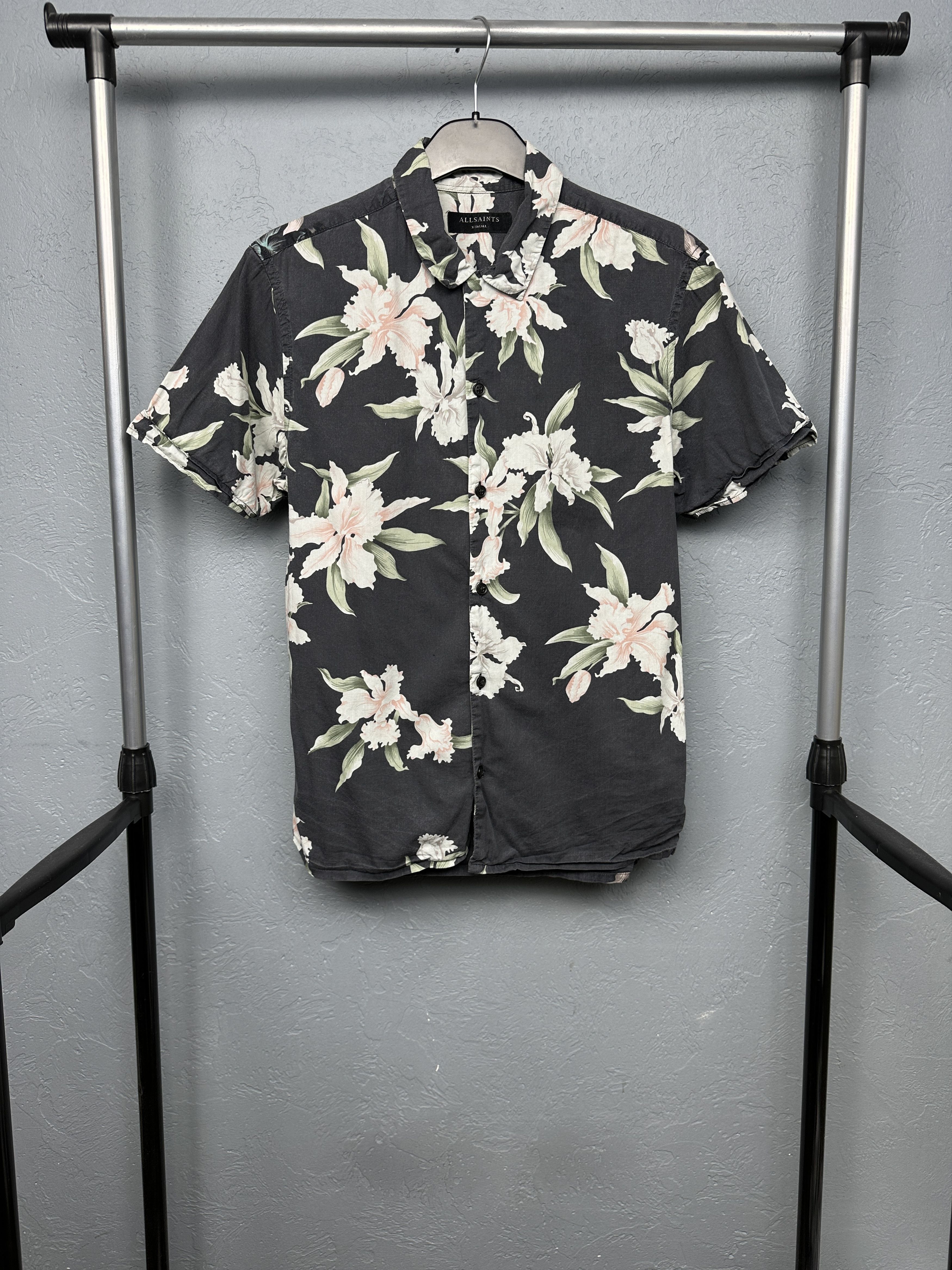 Allsaints Allsaints Mens Layback Hawaiian Shirt Size US XS / EU 42 / 0 - 1 Thumbnail