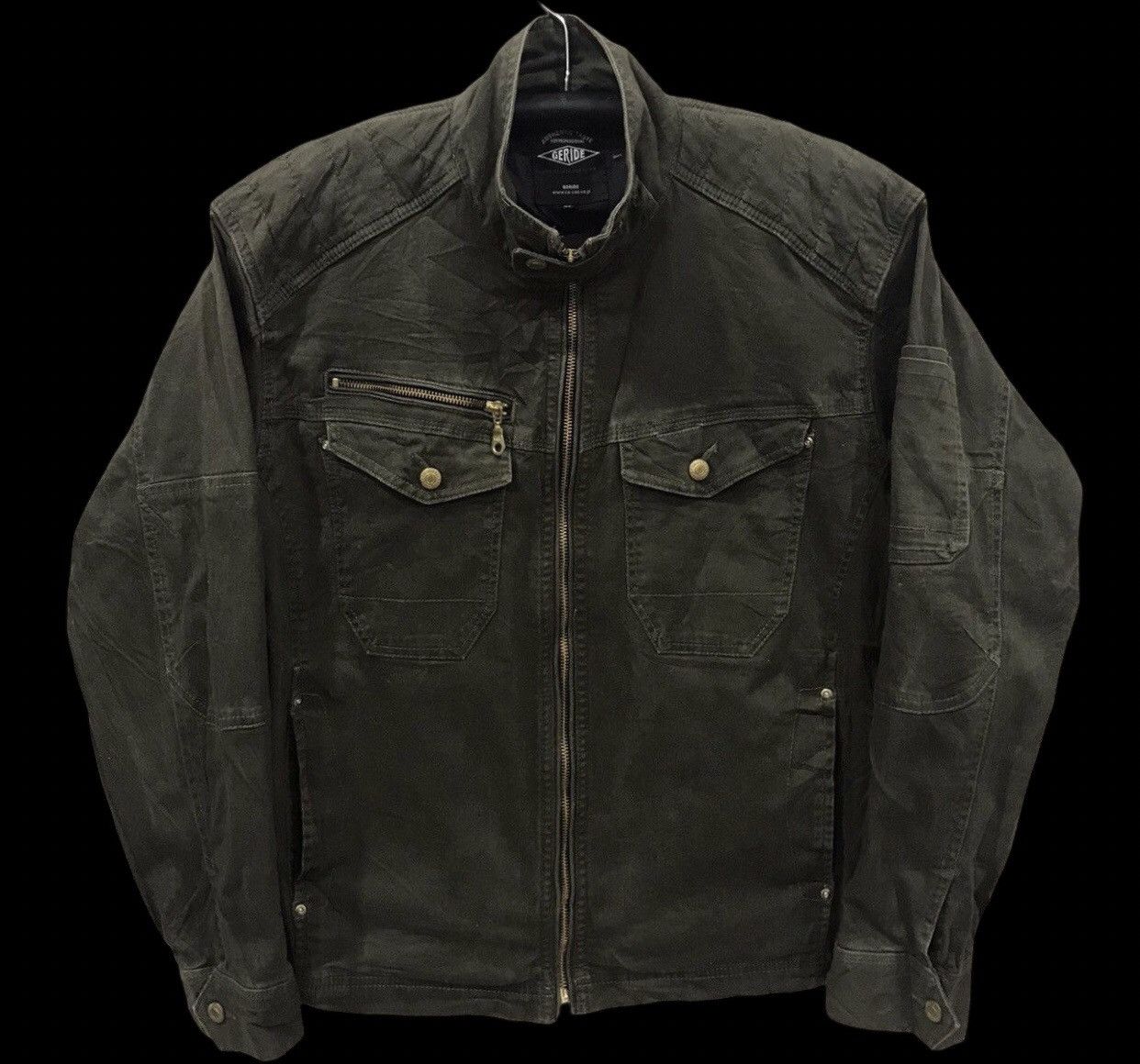 Japanese Brand GERIDE Japan Workwear Zipper Jacket Size US M / EU 48-50 / 2 - 1 Thumbnail