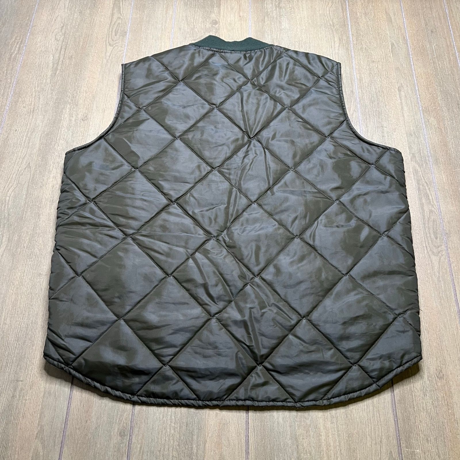 Vintage Vintage 90s Big Smith Vest Men XL Black Quilted Full Zip Size US XL / EU 56 / 4 - 6 Thumbnail