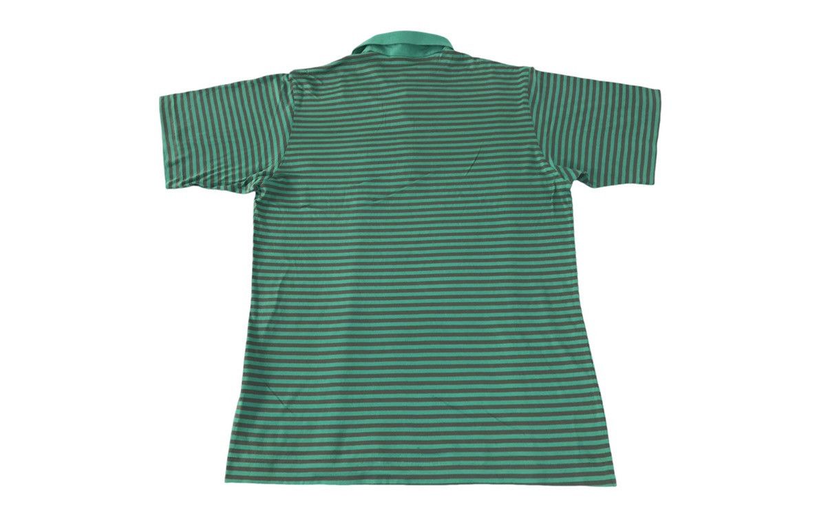 Pierre Balmain 90s Pierre Balmain Paris Single Pocket Stripe Green Polo Tee Size US M / EU 48-50 / 2 - 2 Thumbnail