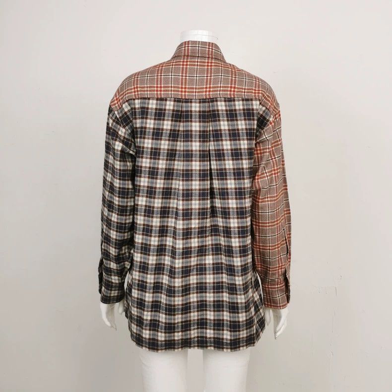 Kenzo KENZO Cotton color-matched checkered collar shirt Size XXS / US 00 / IT 34 - 2 Thumbnail
