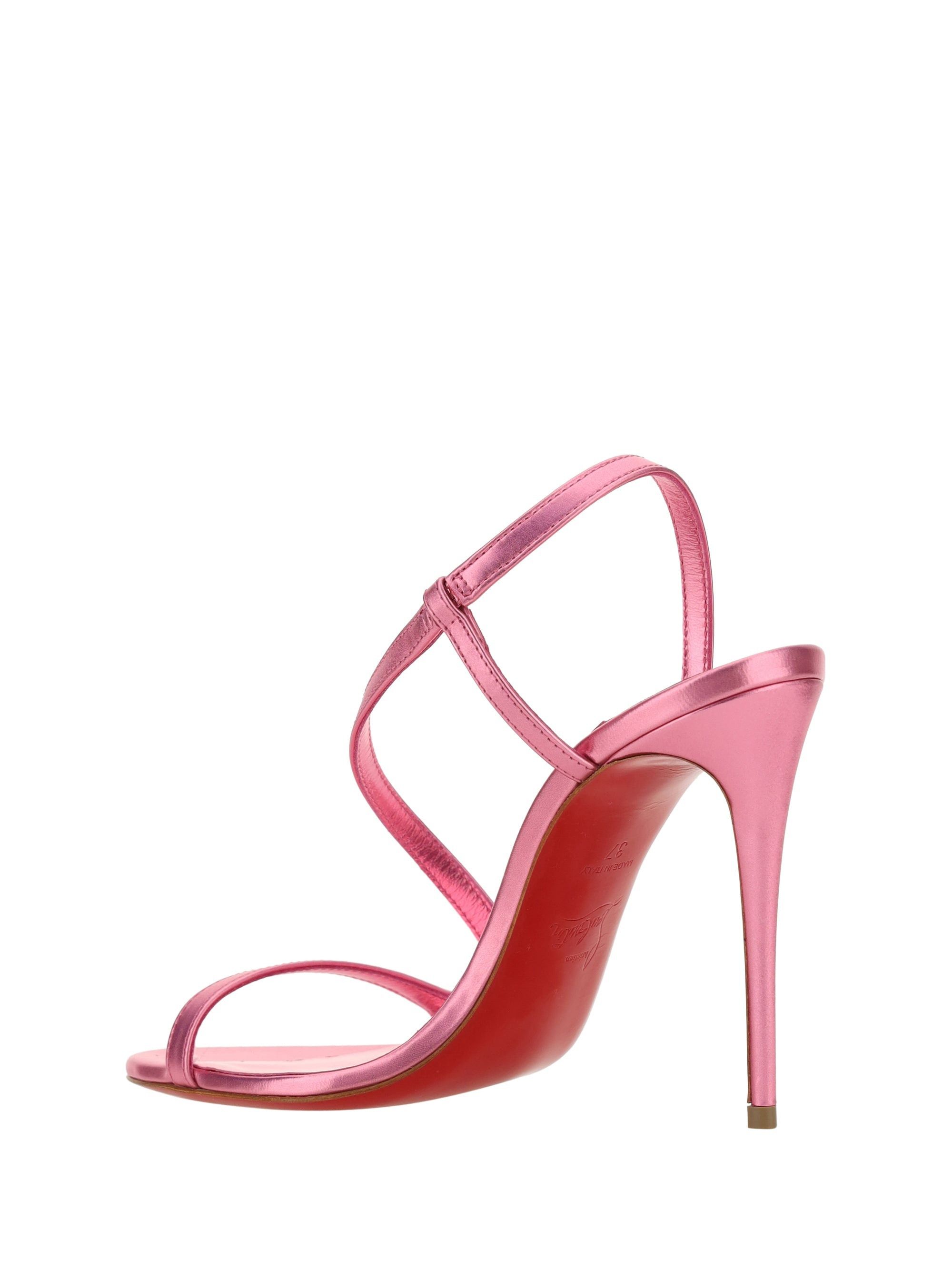 Christian Louboutin o1w1db10425 Heels in Pink Size US 11 / IT 41 - 3 Thumbnail