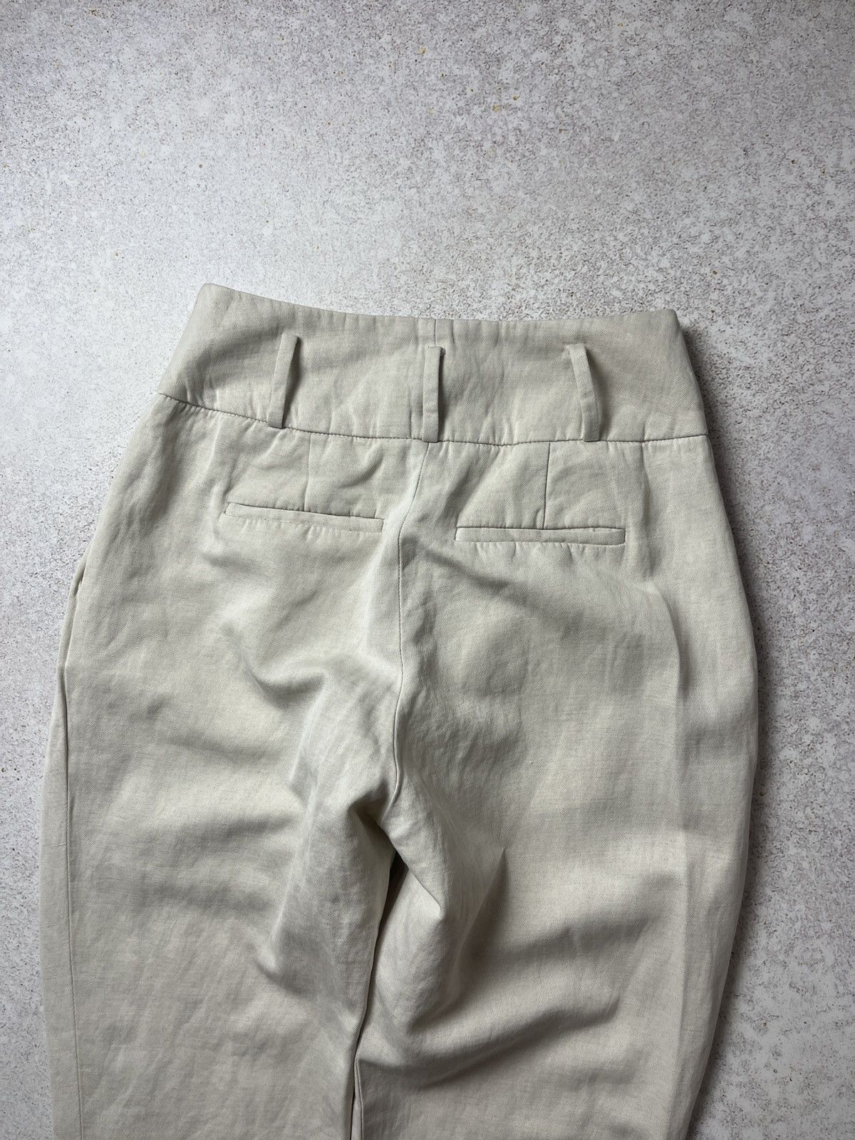 Iro Iro Women's Yila Cotton-Linen Tapered High-Rise Pants Size 26" / US 2 / IT 38 - 6 Thumbnail