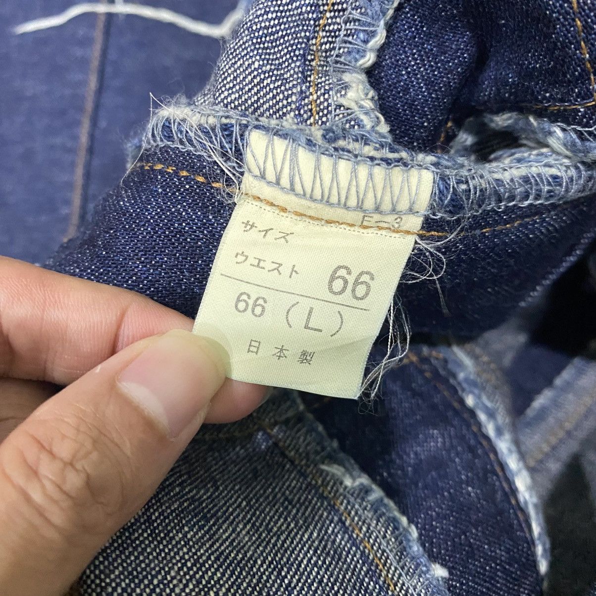 Hysteric Glamour Japanese Brand Vintage Kinky Hagi Patchwork Flare Denim Jean Size US 28 / EU 44 - 11 Thumbnail