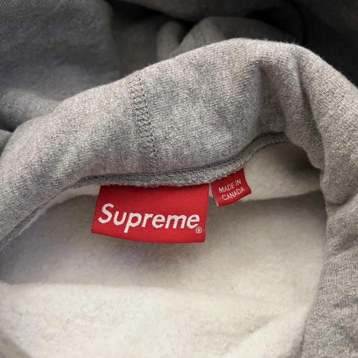 Supreme Supreme Box Logo Hoodie Grey/Orange FW17 Size US M / EU 48-50 / 2 - 6 Thumbnail
