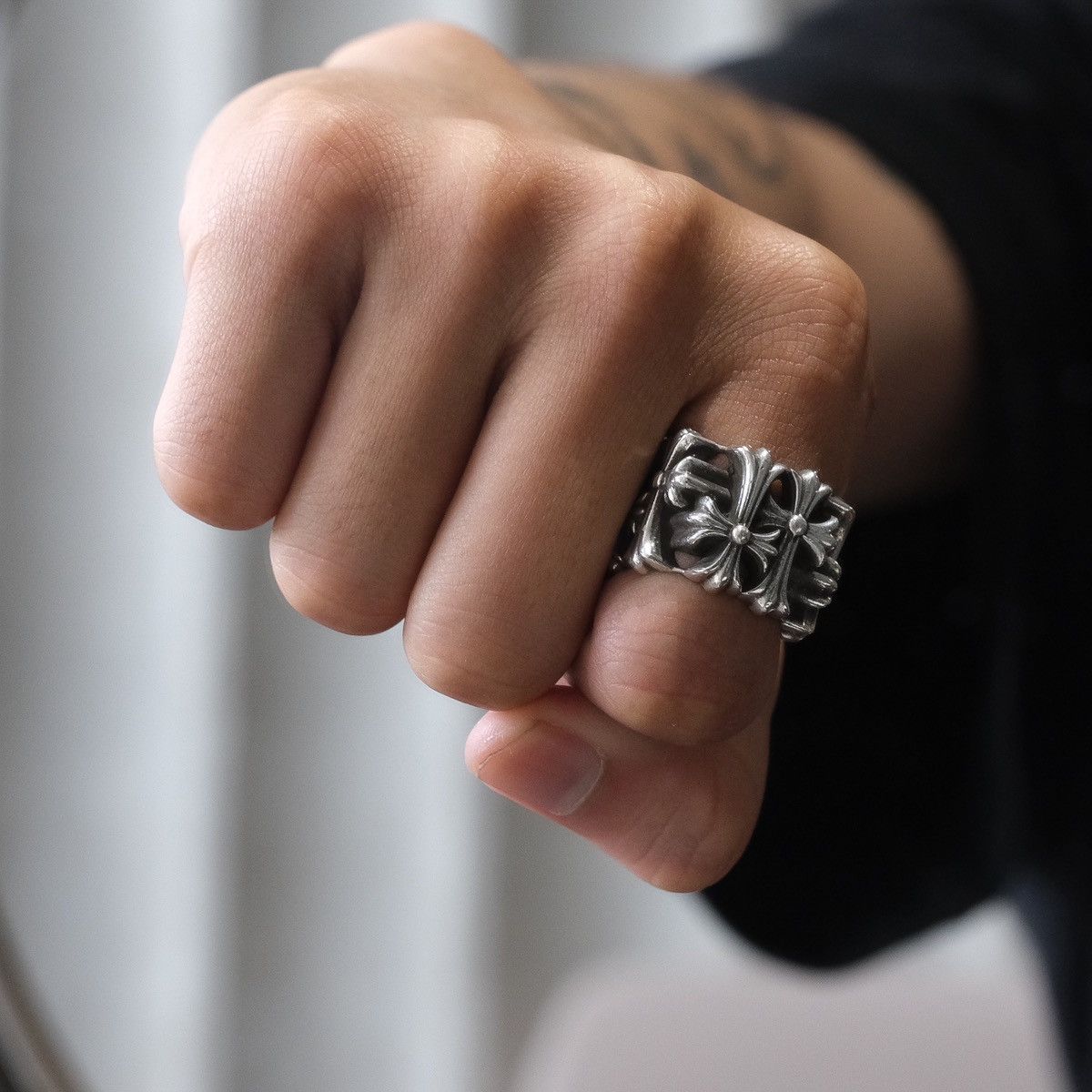 Chrome hearts cemetery store square ring