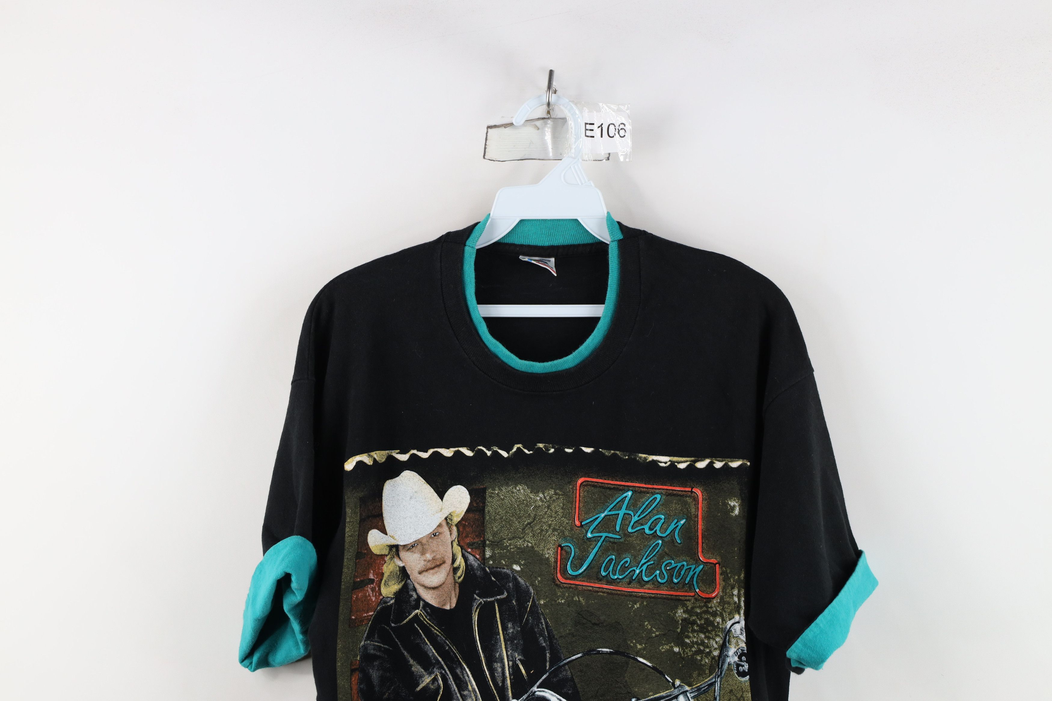 Vintage Vintage 90s Country Music Alan Jackson Band T-Shirt USA Size US L / EU 52-54 / 3 - 2 Thumbnail