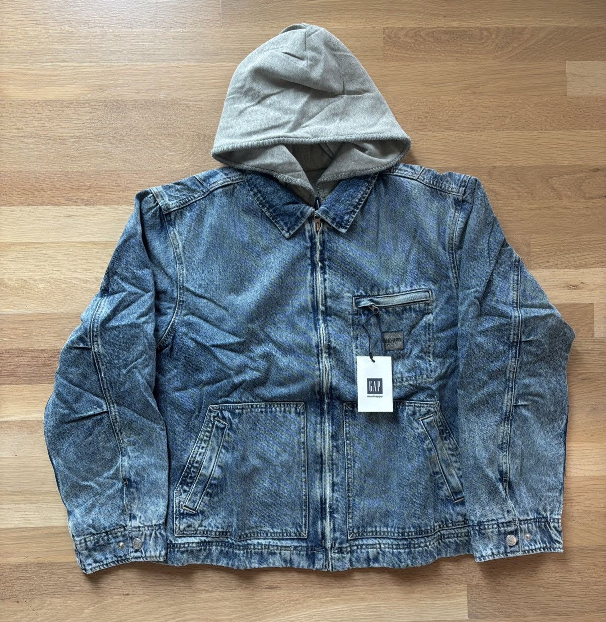 【新品未使用】GAP X Madhappy デニムジャケット　タグ付き Gap × Madhappy Gap MadHappy denim jacket | Grailed