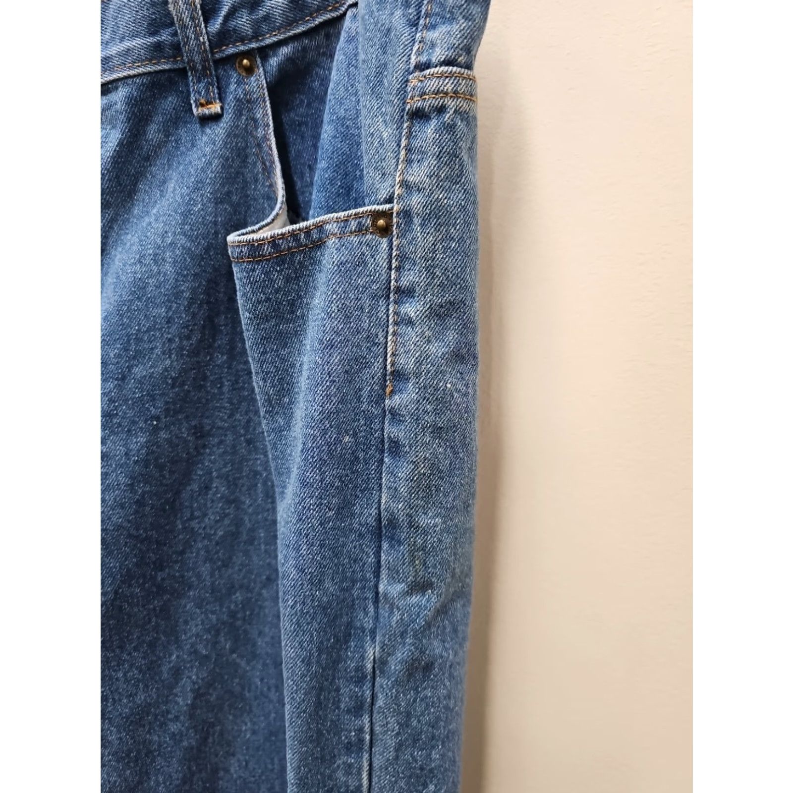 Ikea VINTAGE Ikea Jeans Mens 42x36 Denim 90s Work Straight Size US 42 / EU 58 - 2 Thumbnail