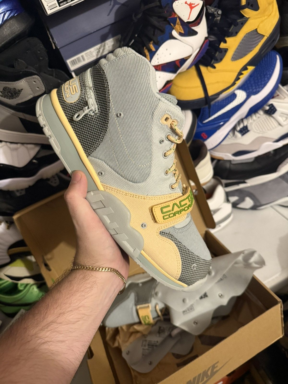 Nike Nike air trainer travis scott grey haze size 12 Size US 12 / EU 45 - 1 Thumbnail