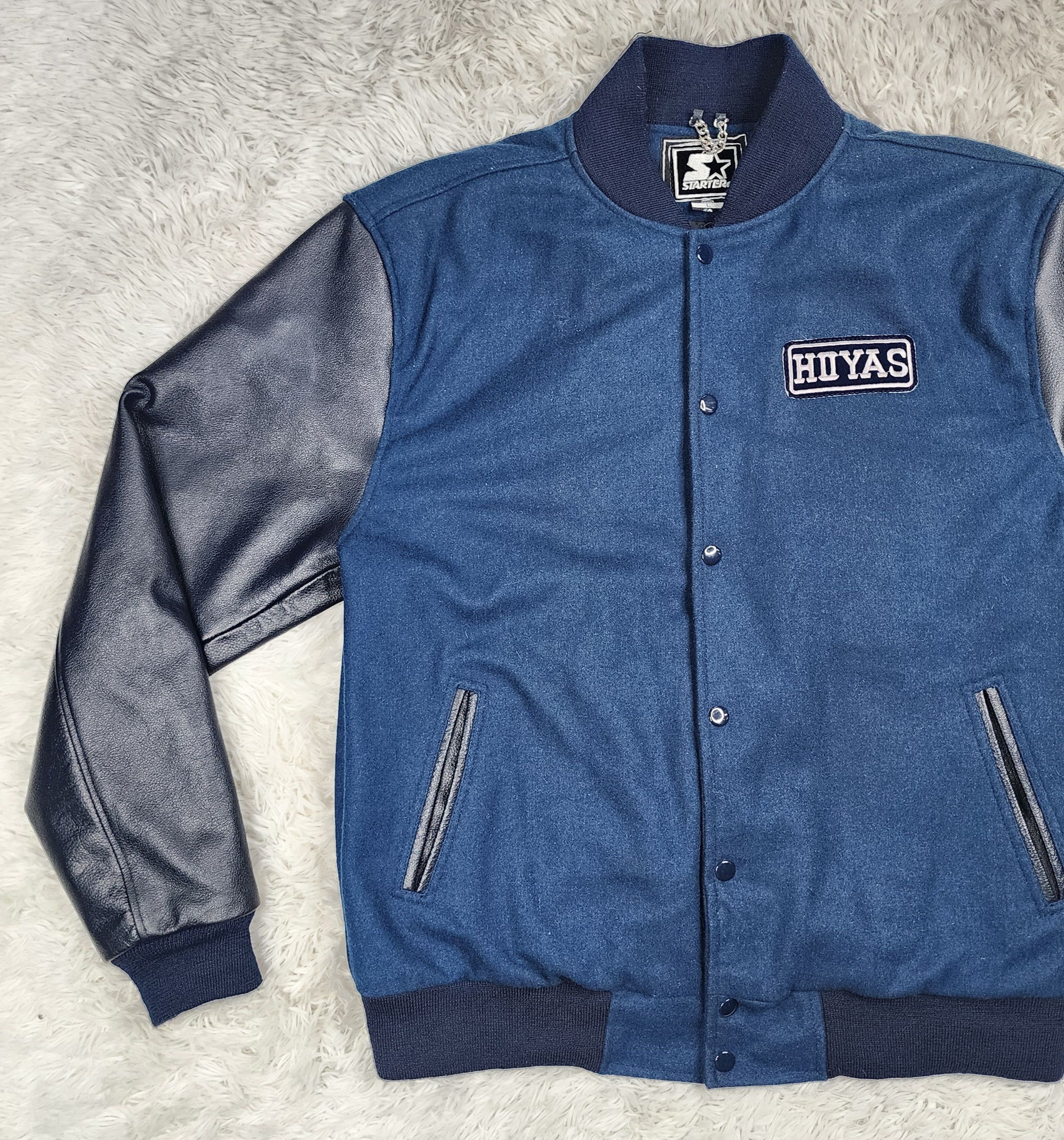Starter Vintage Starter Georgetown hoyas vasity jacket Size US L / EU 52-54 / 3 - 7 Thumbnail