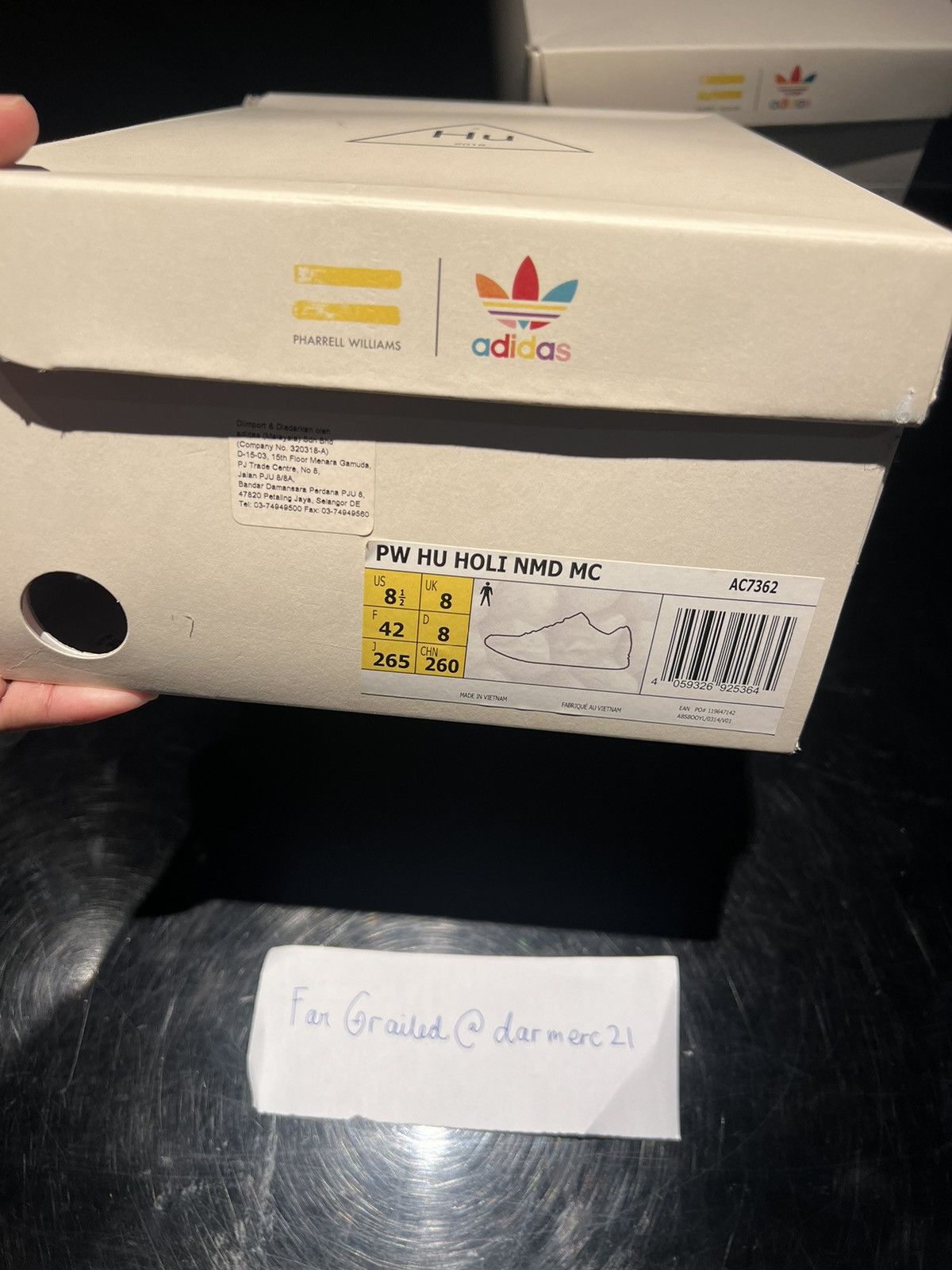Adidas × Pharrell Adidas Human Race Pharrell Holi (Pink Glow) Size US 8.5 / EU 41-42 - 11 Thumbnail