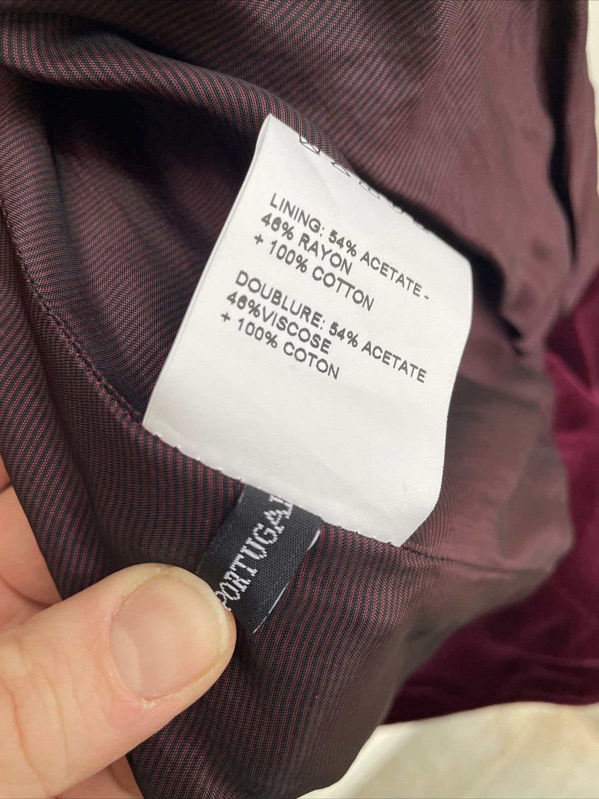 Haider Ackermann Rare Size Underground 2020 Burgundy Velvet Bomber Size US XXL / EU 58 / 5 - 6 Thumbnail
