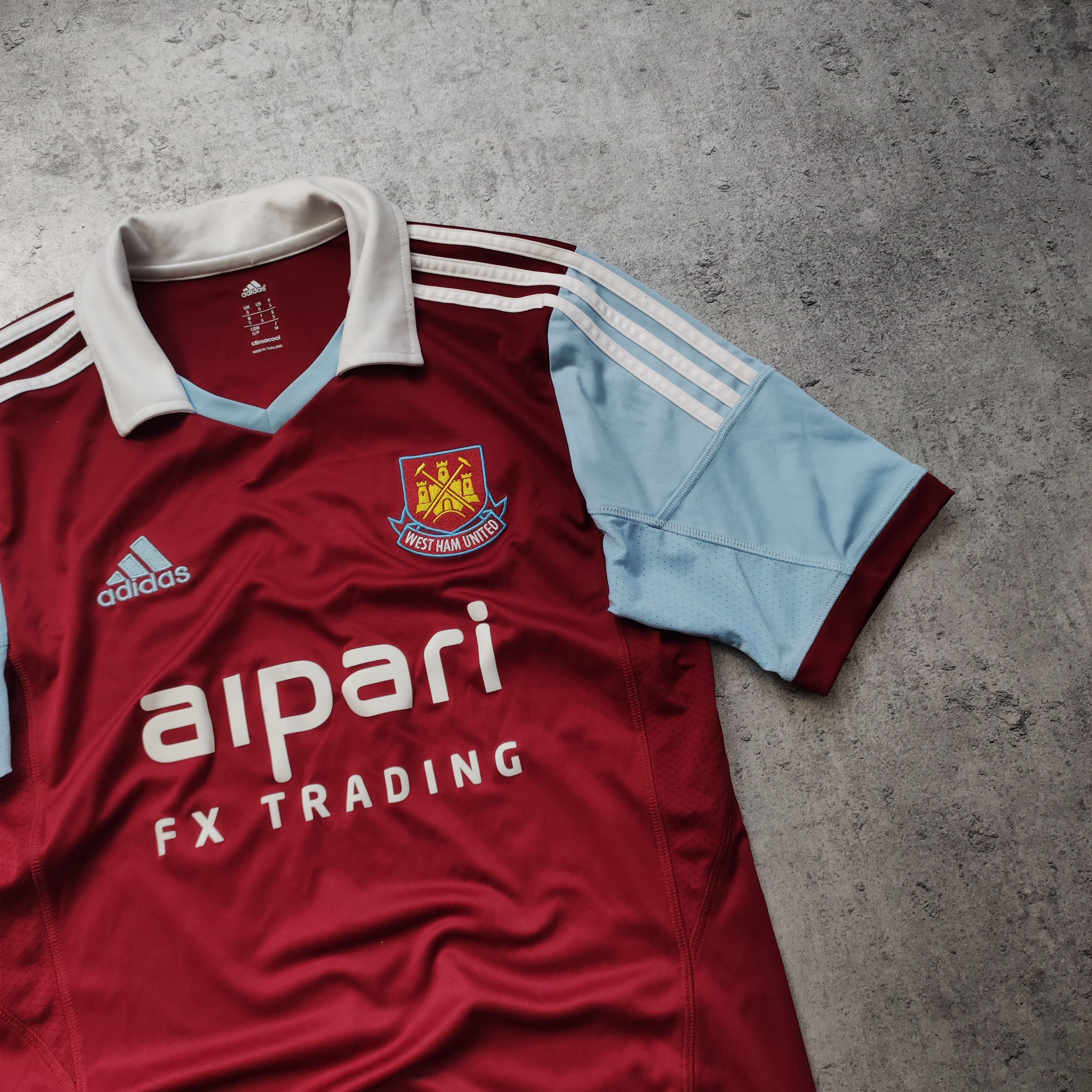 Adidas × Vintage Vintage RARE 2014 West Ham United Home Adidas Jersey Size US S / EU 44-46 / 1 - 3 Thumbnail