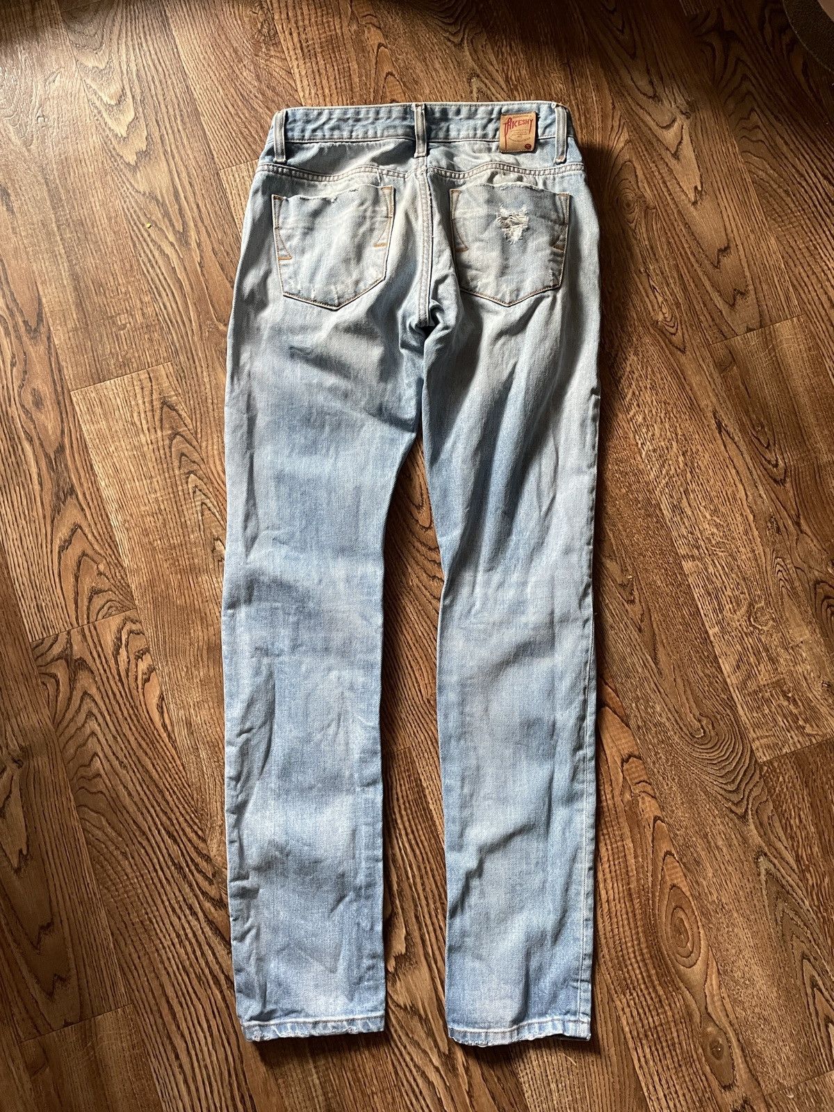 Japanese Brand Takeshy Kurosawa distressed patches Selvedge Denim Jeans Size US 30 / EU 46 - 9 Thumbnail