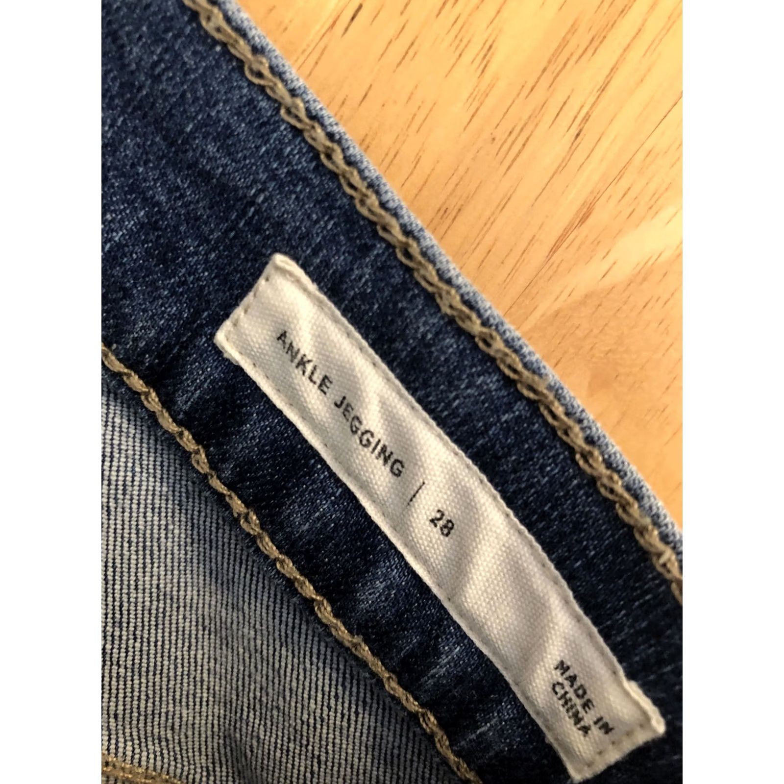 Pacsun Pacsun Floral embroidered Mid Rise Ankle Jegging Slim Fit 28x26 Denim Blue 28 in Light Wash 5-Pocket Womens Size 28" / US 6 / IT 42 - 3 Thumbnail