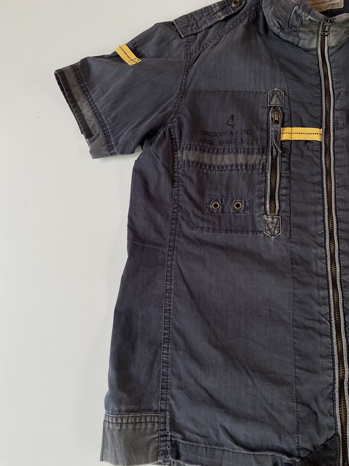 Avirex × Vintage ✅️Vintage Avirex Short Jacket Zipper Size US L / EU 52-54 / 3 - 4 Thumbnail