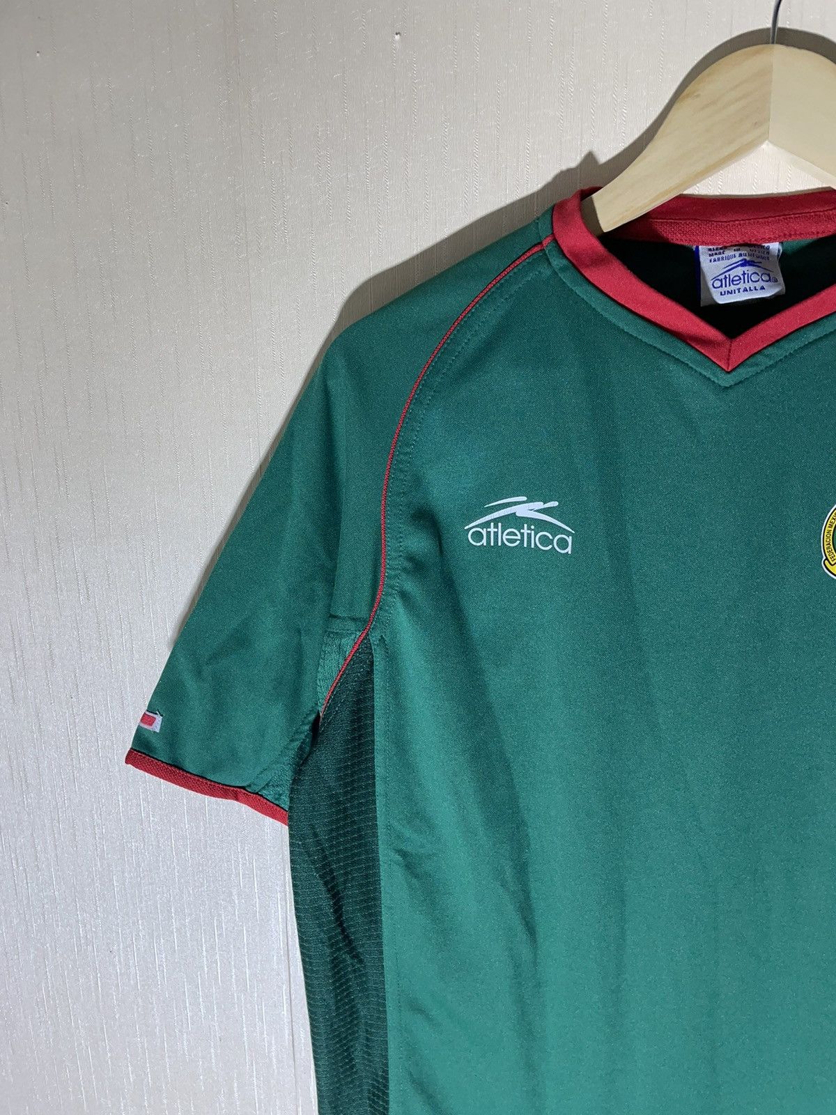 Vintage Atletica Mexico 2002 vintage soccer jersey Size US L / EU 52-54 / 3 - 3 Thumbnail